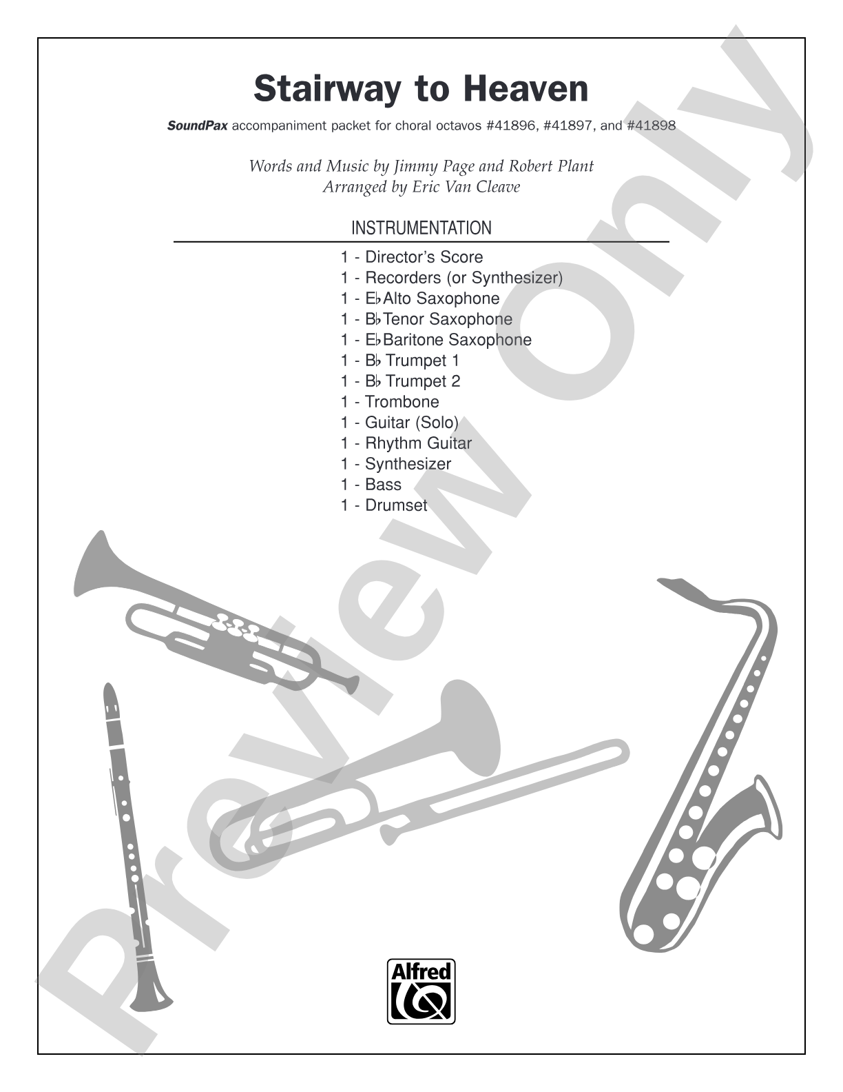 Stairway to Heaven: Score: Choral SoundPax