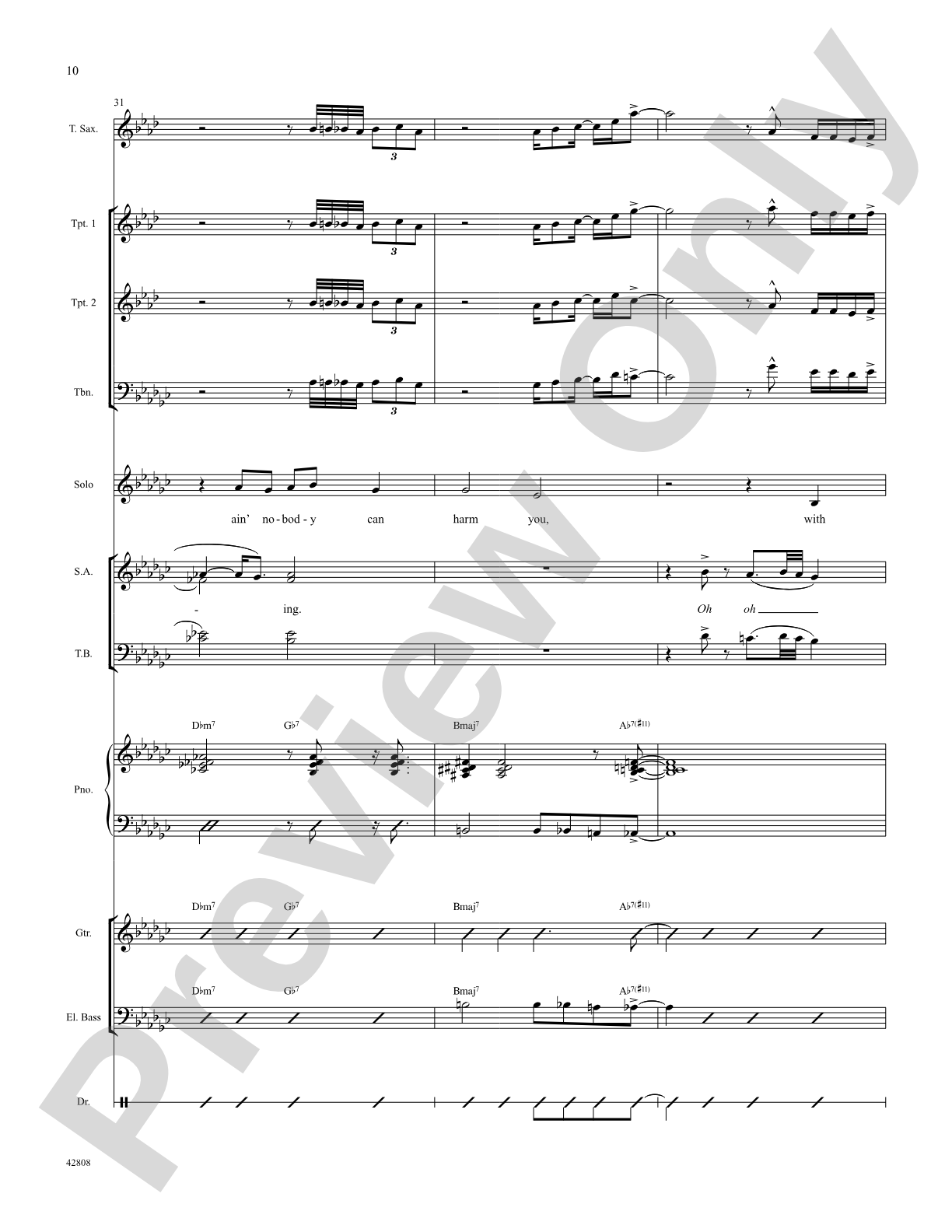 Summertime: Score: Choral SoundPax
