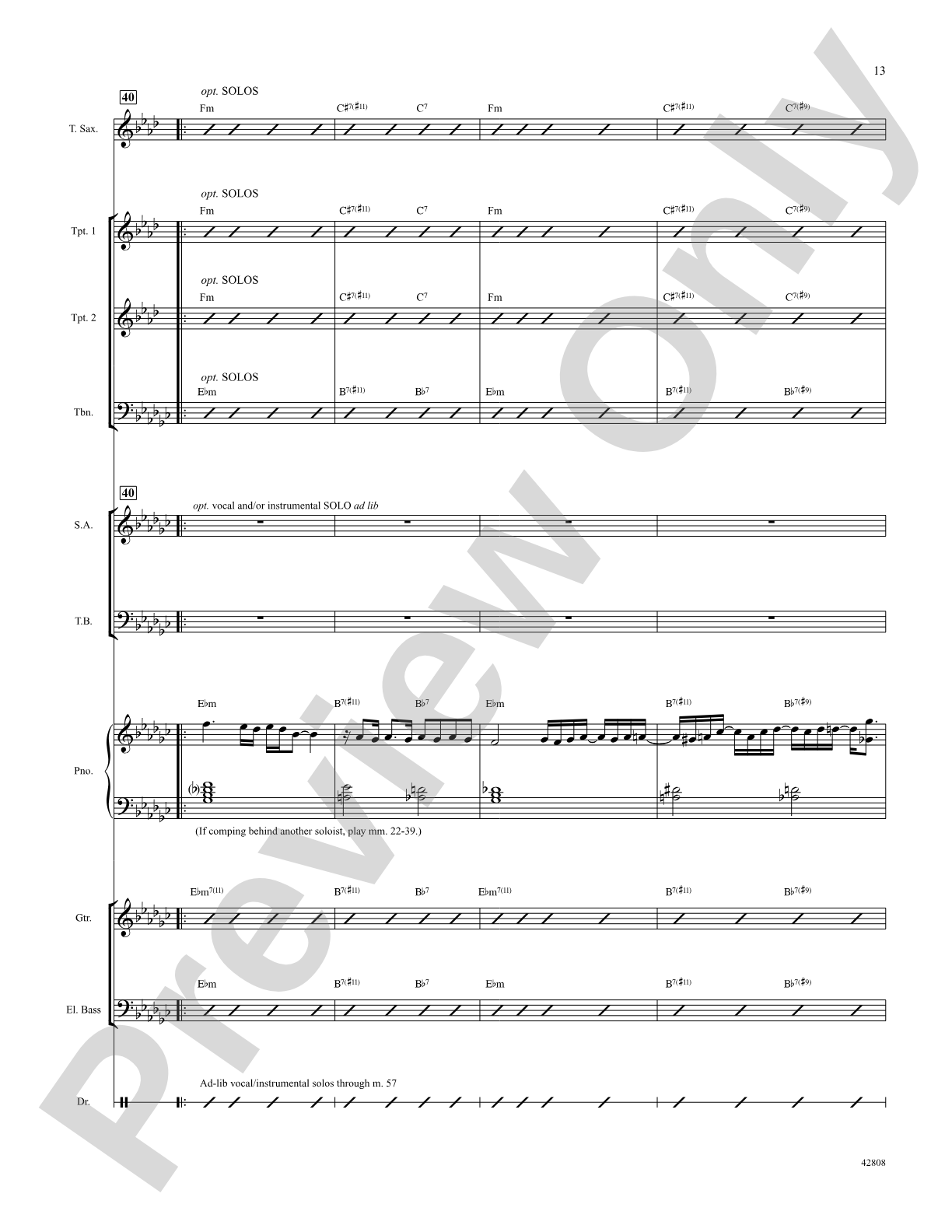 Summertime: Score: Choral SoundPax
