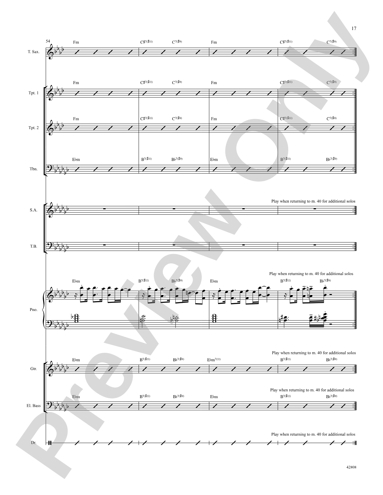 Summertime: Score: Choral SoundPax