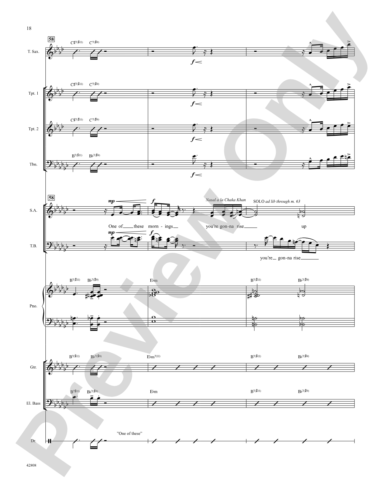 Summertime: Score: Choral SoundPax