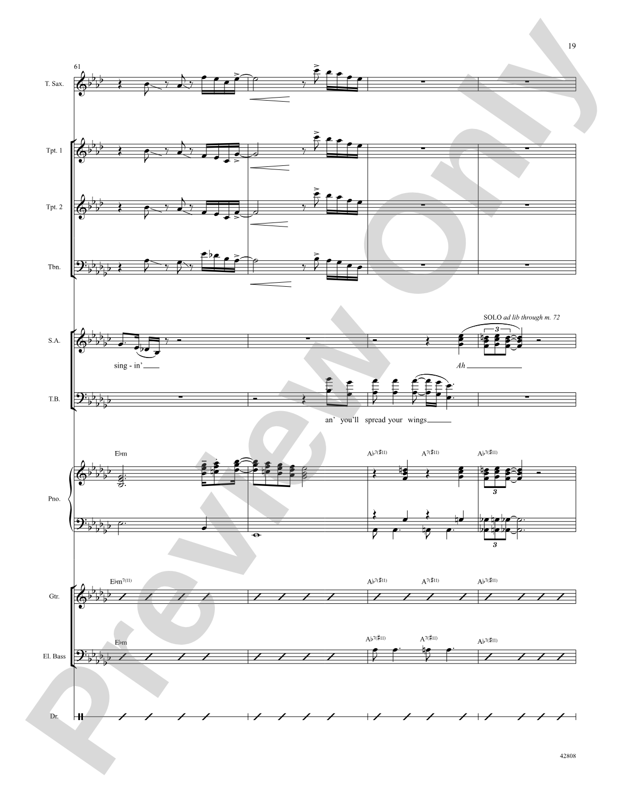 Summertime: Score: Choral SoundPax
