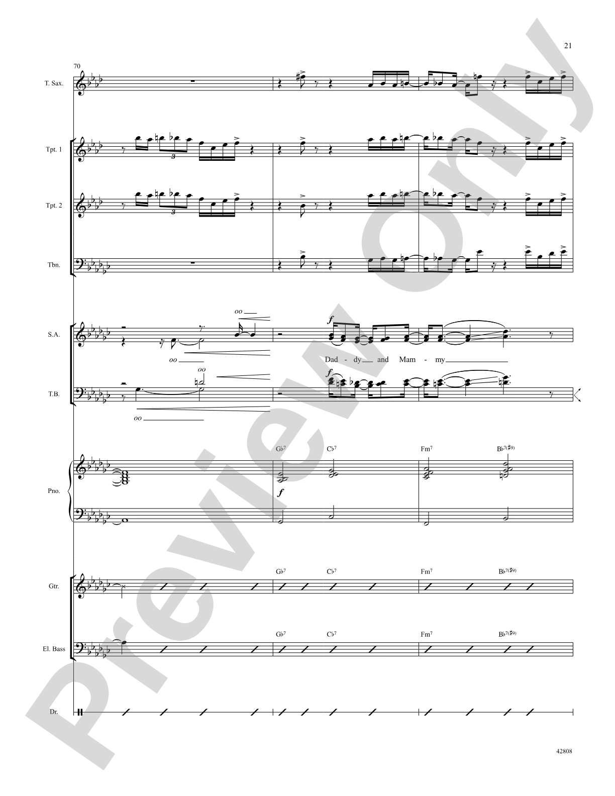 Summertime: Score: Choral SoundPax