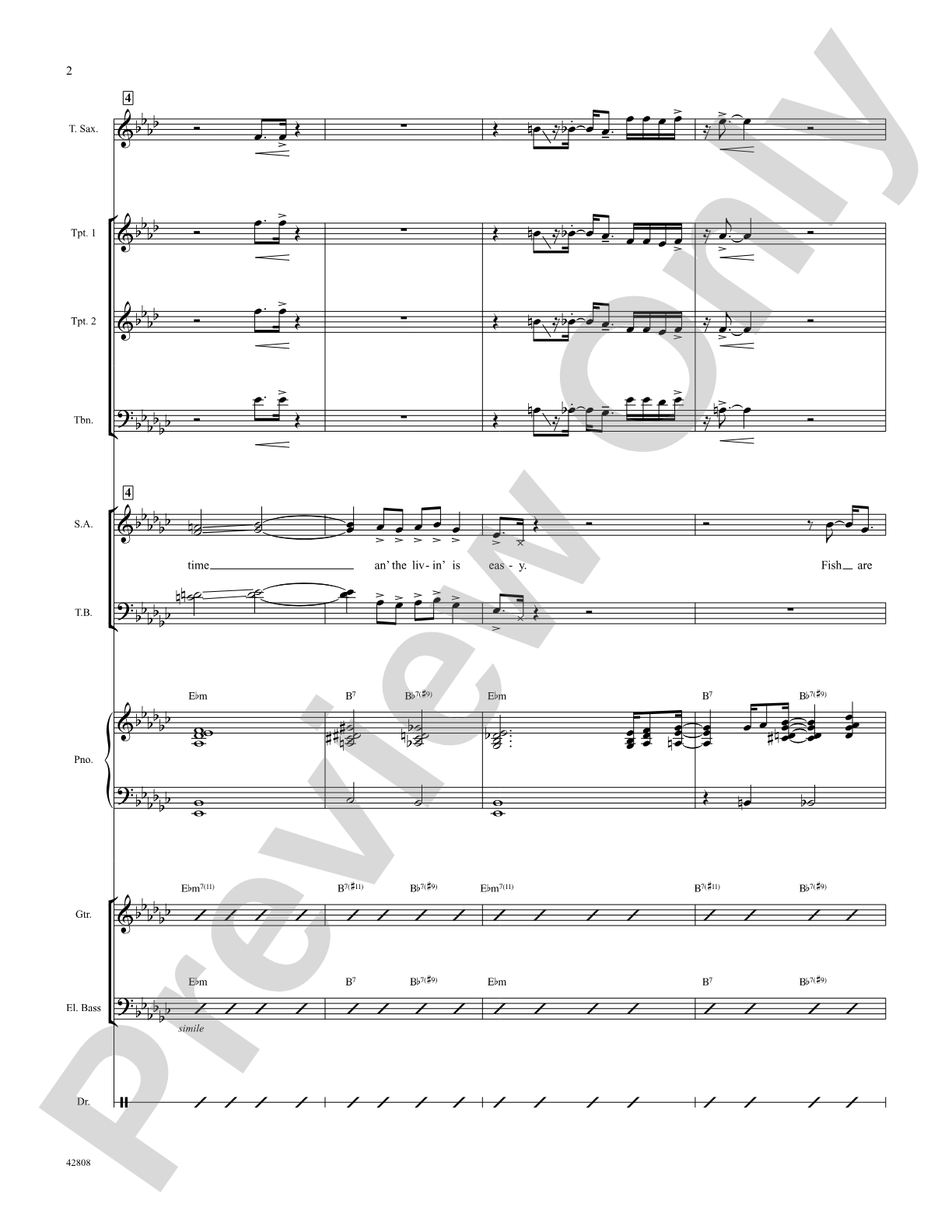 Summertime: Score: Choral SoundPax