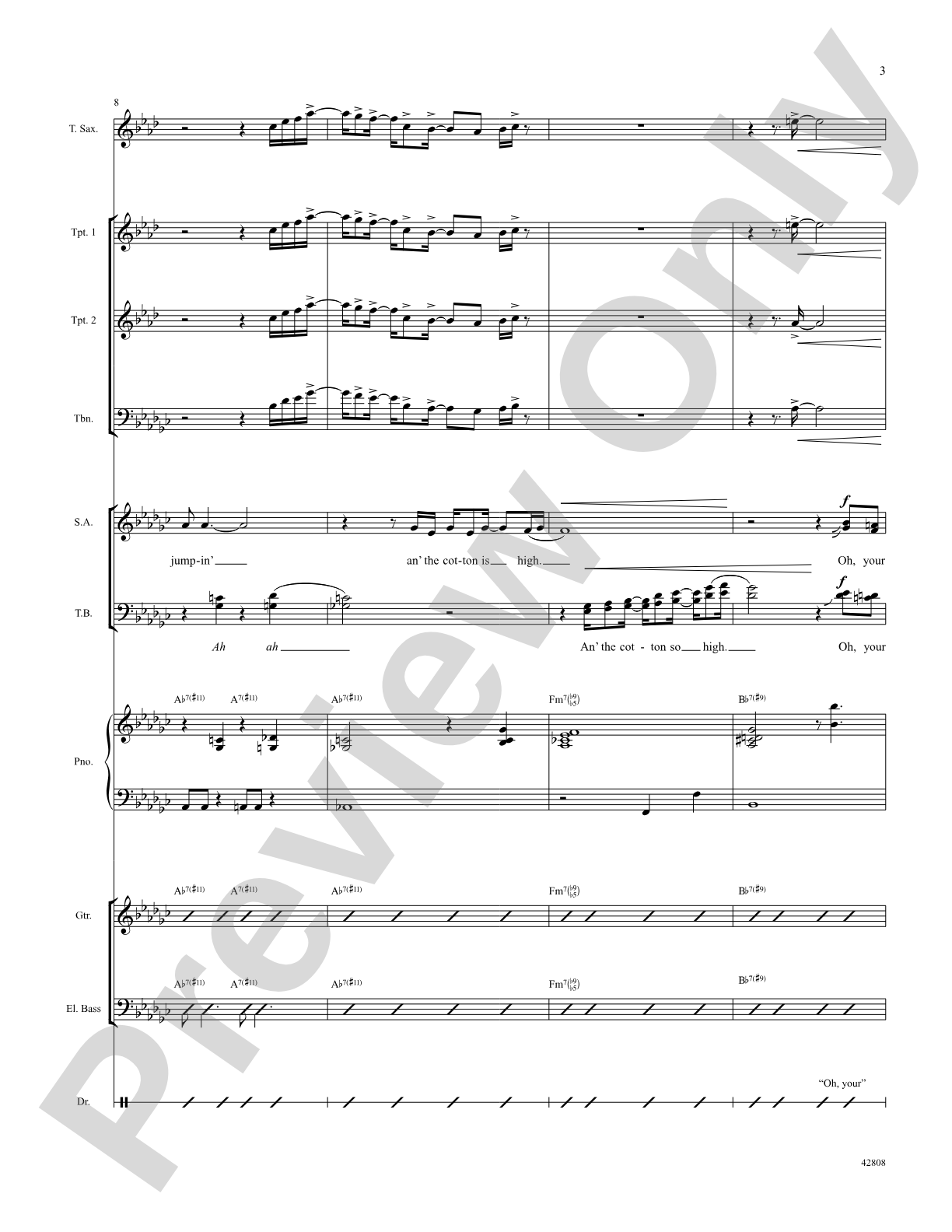 Summertime: Score: Choral SoundPax