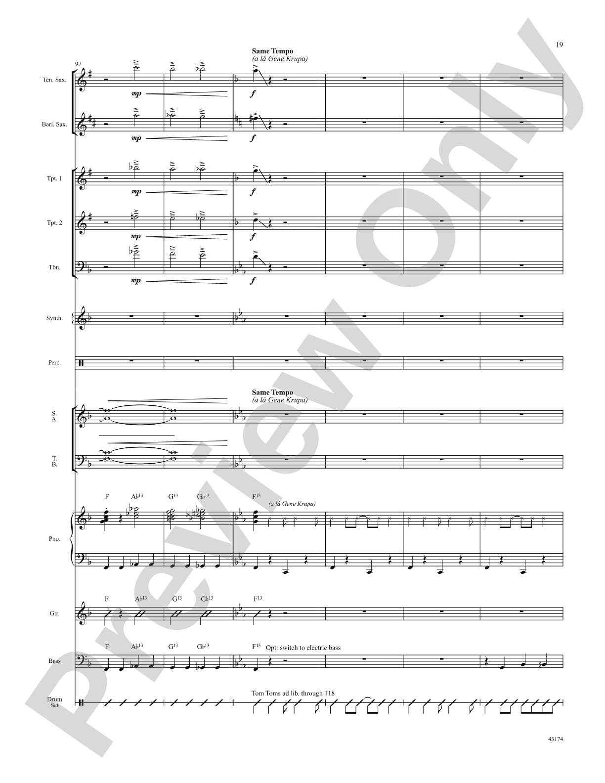 Swing's the Thing: Score: Choral SoundPax