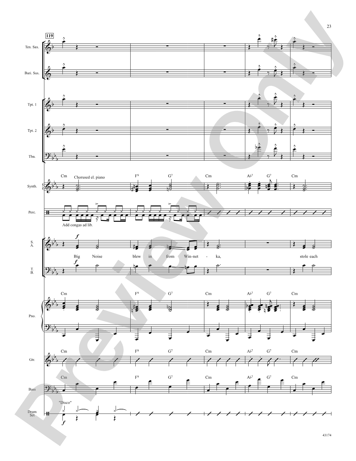 Swing's the Thing: Score: Choral SoundPax