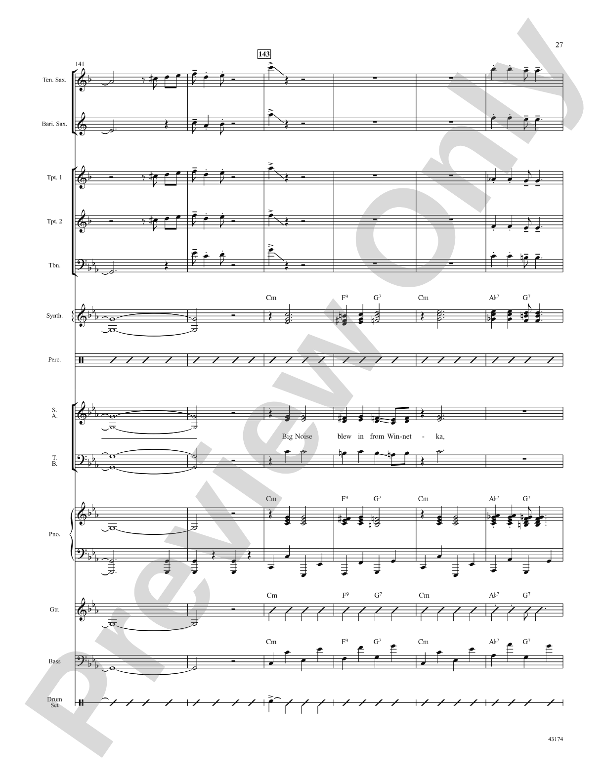 Swing's the Thing: Score: Choral SoundPax