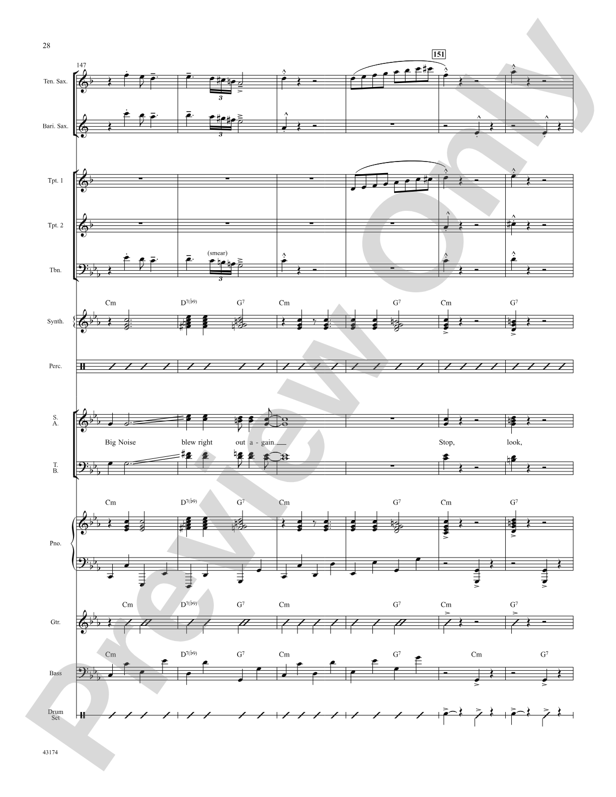 Swing's the Thing: Score: Choral SoundPax