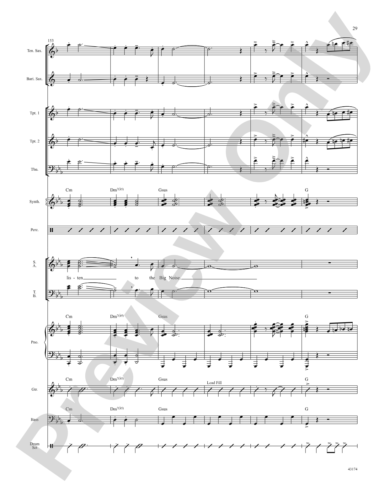 Swing's the Thing: Score: Choral SoundPax