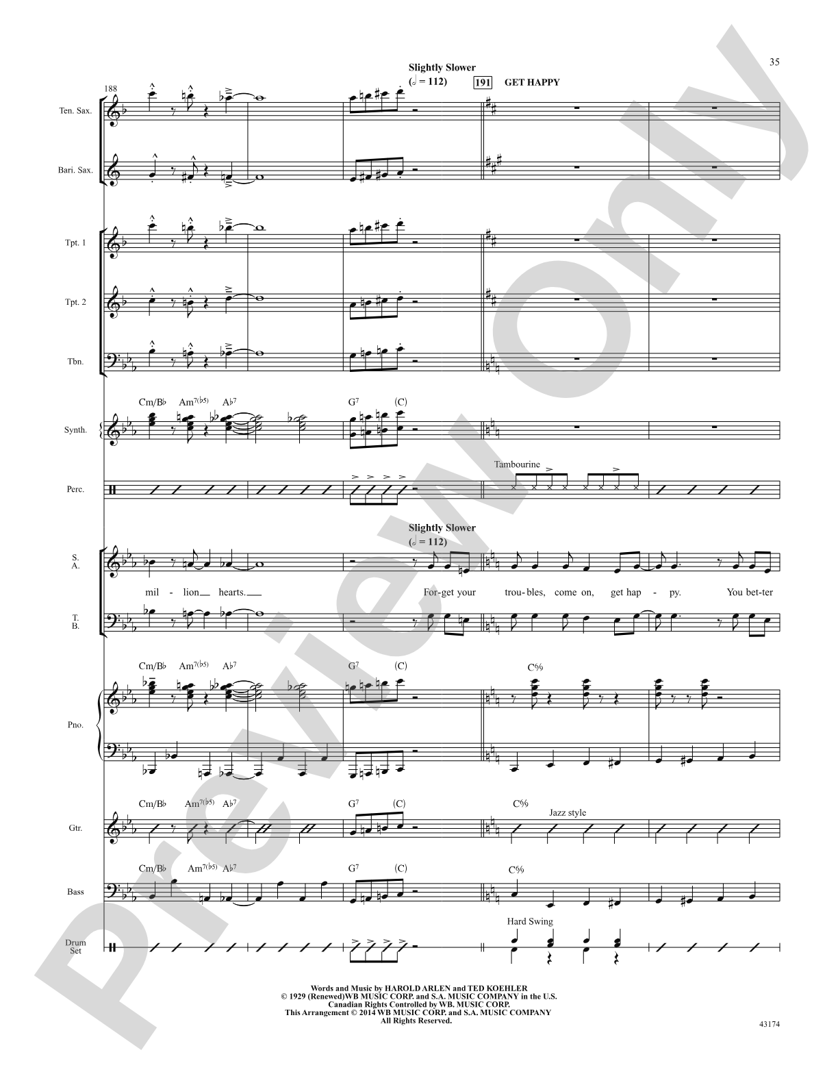 Swing's the Thing: Score: Choral SoundPax