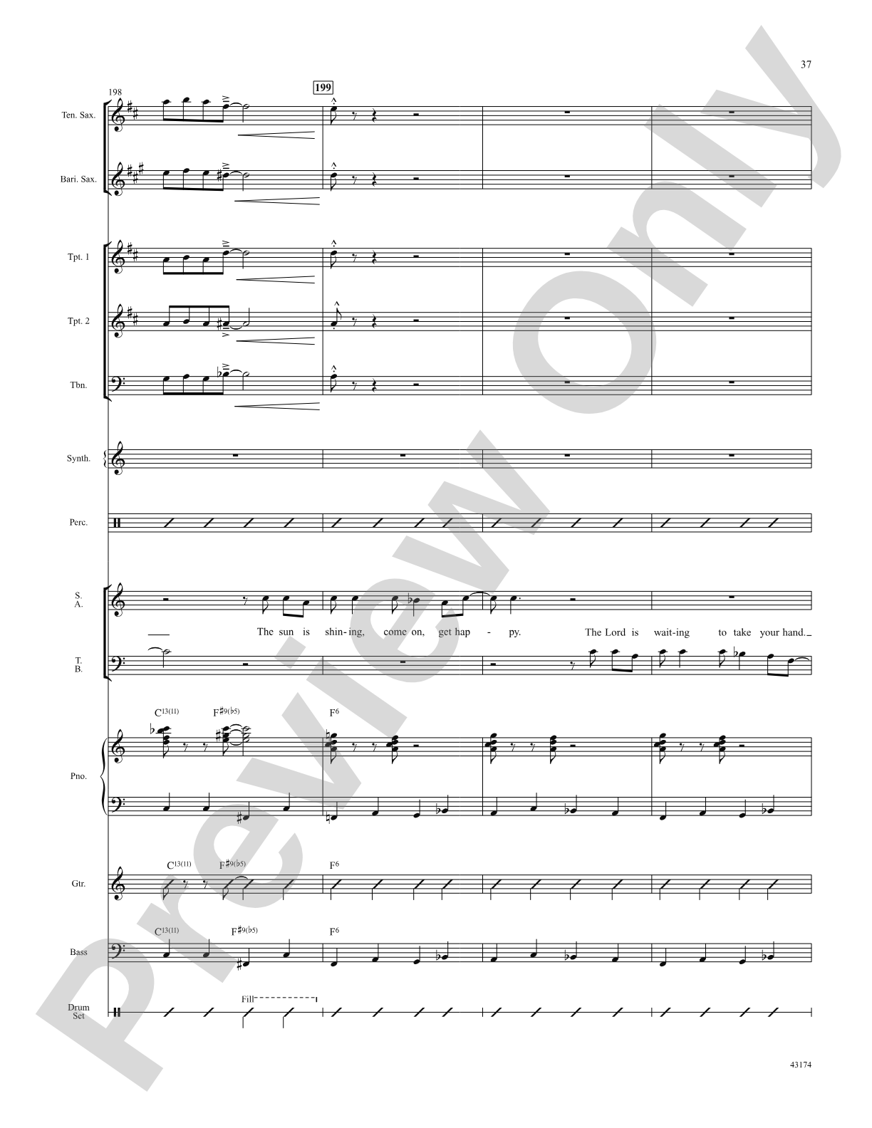 Swing's the Thing: Score: Choral SoundPax