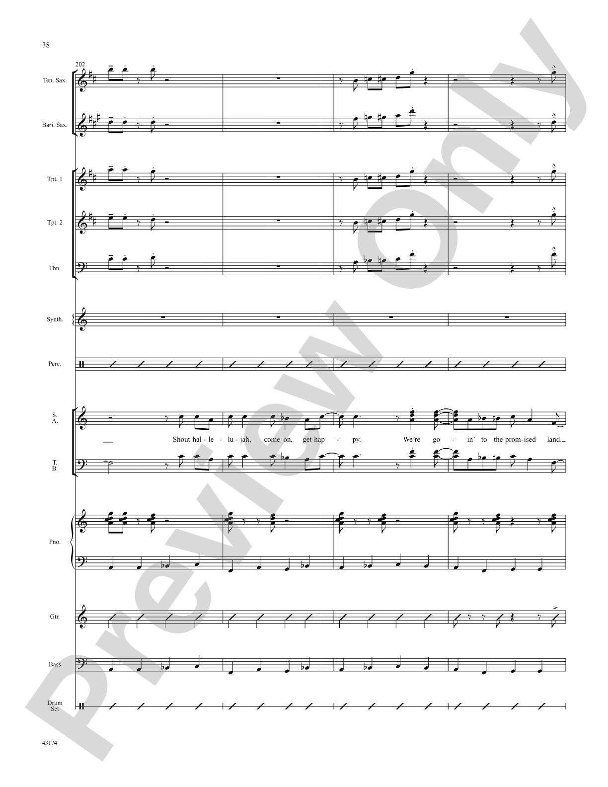 Swing's the Thing: Score: Choral SoundPax