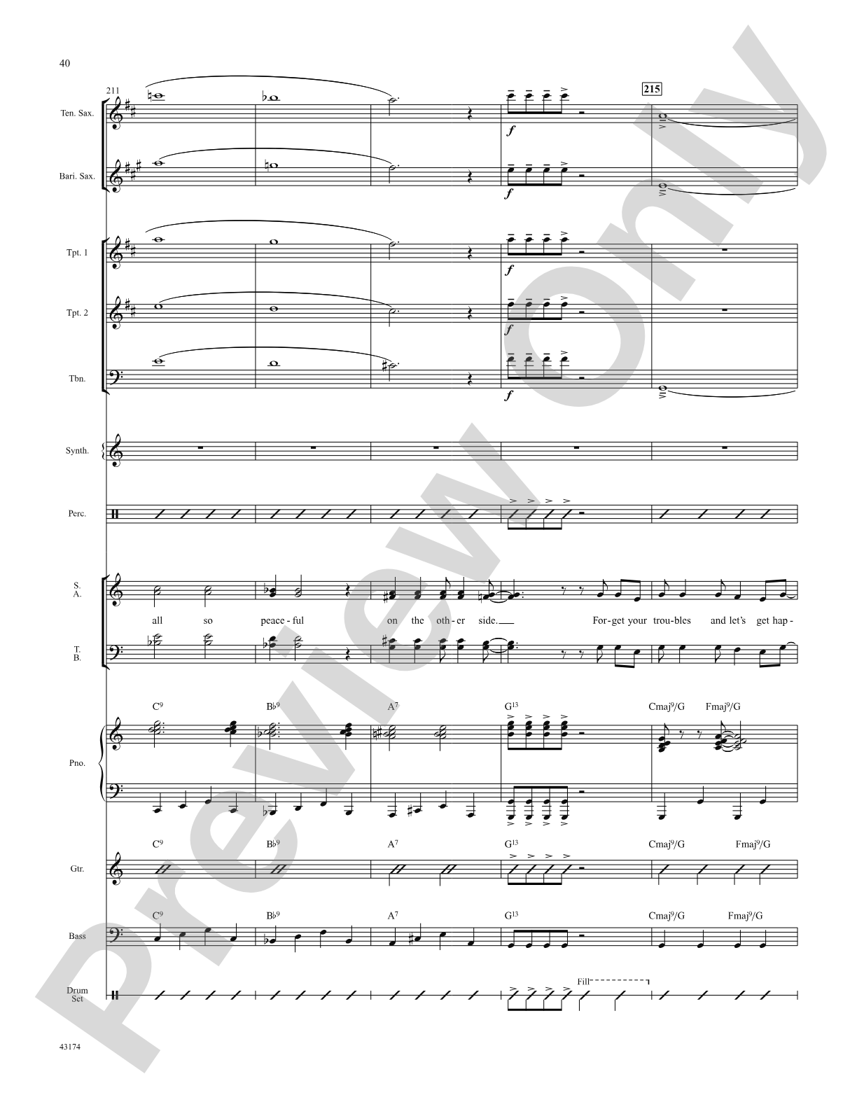 Swing's the Thing: Score: Choral SoundPax