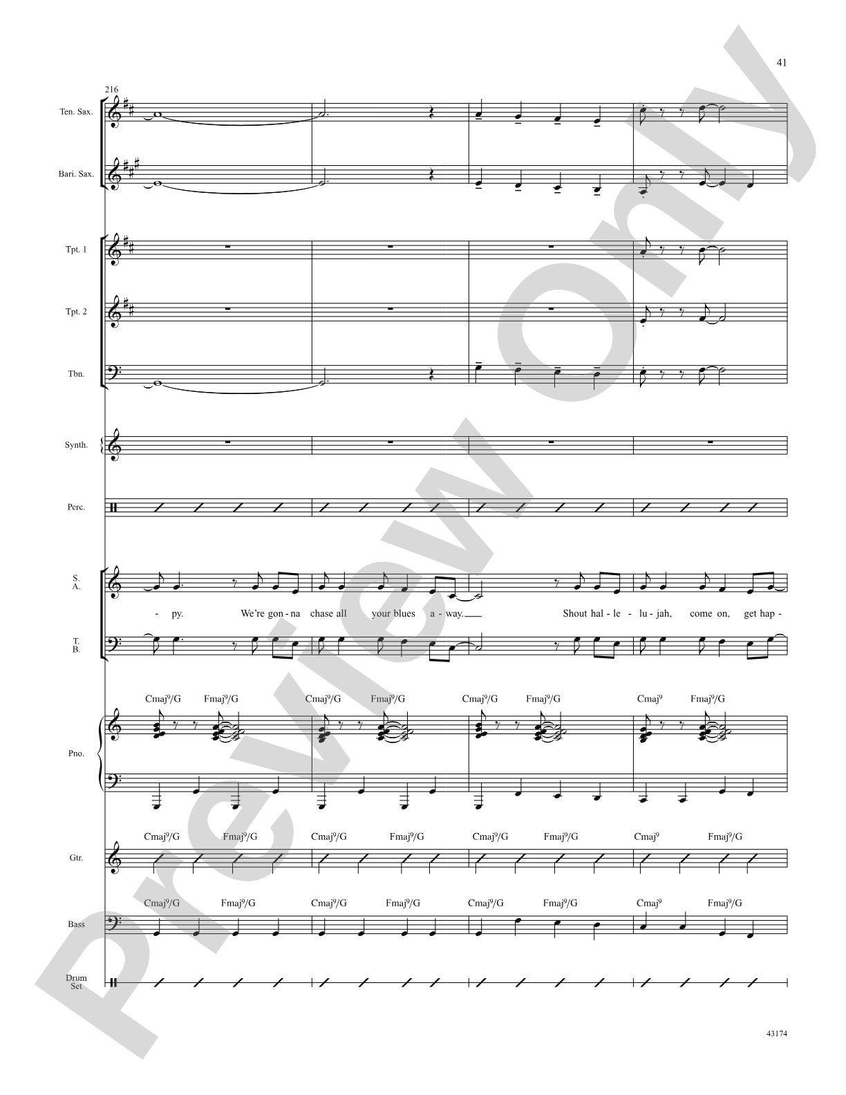 Swing's the Thing: Score: Choral SoundPax