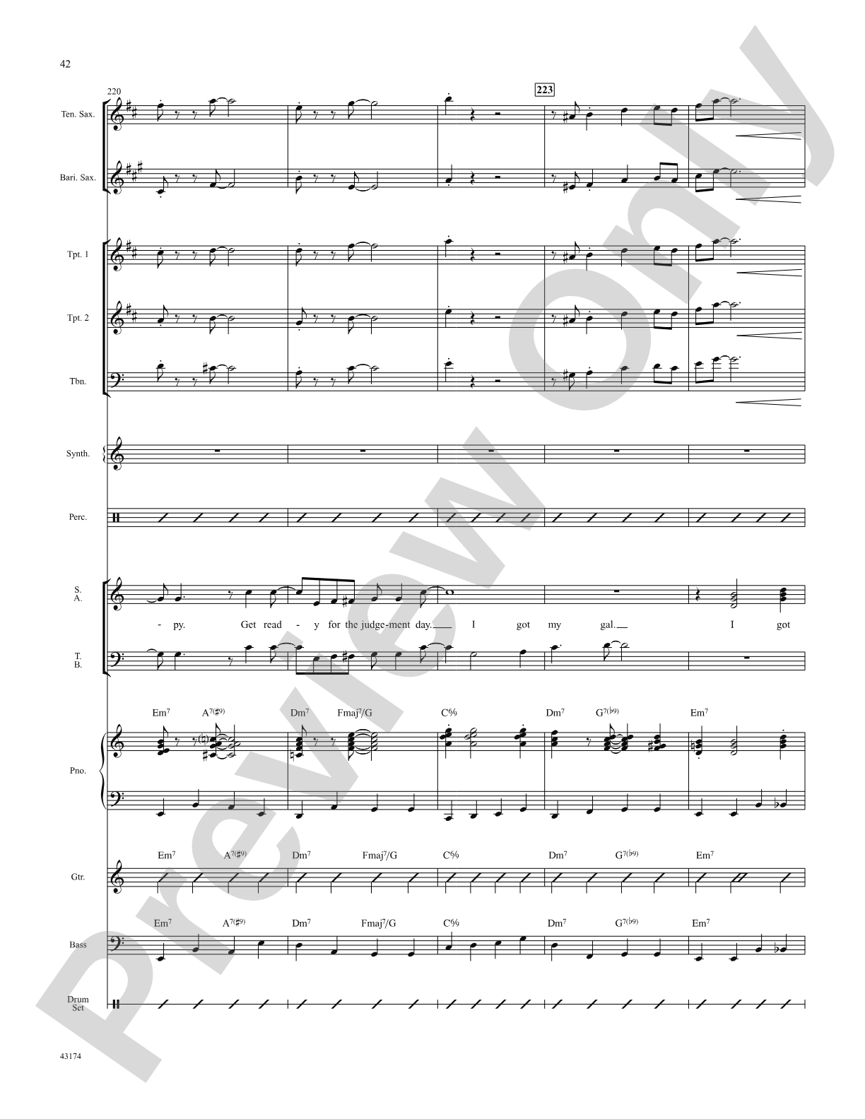 Swing's the Thing: Score: Choral SoundPax