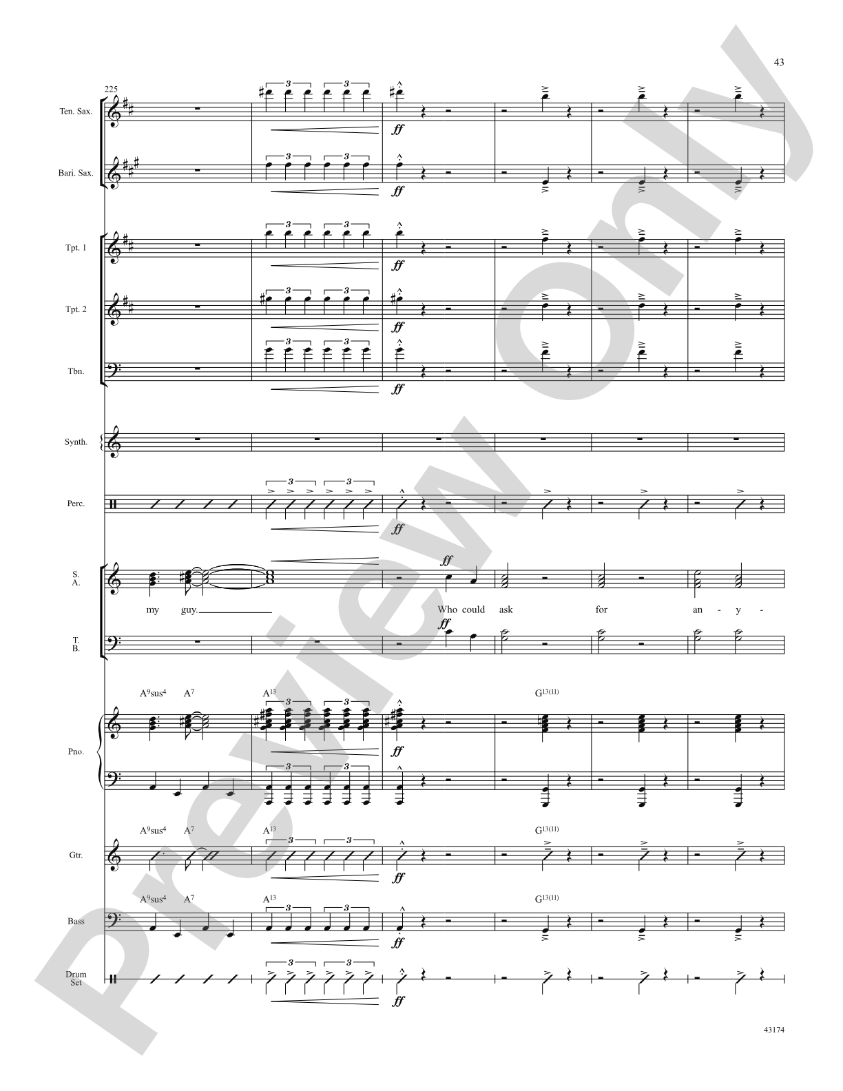 Swing's the Thing: Score: Choral SoundPax