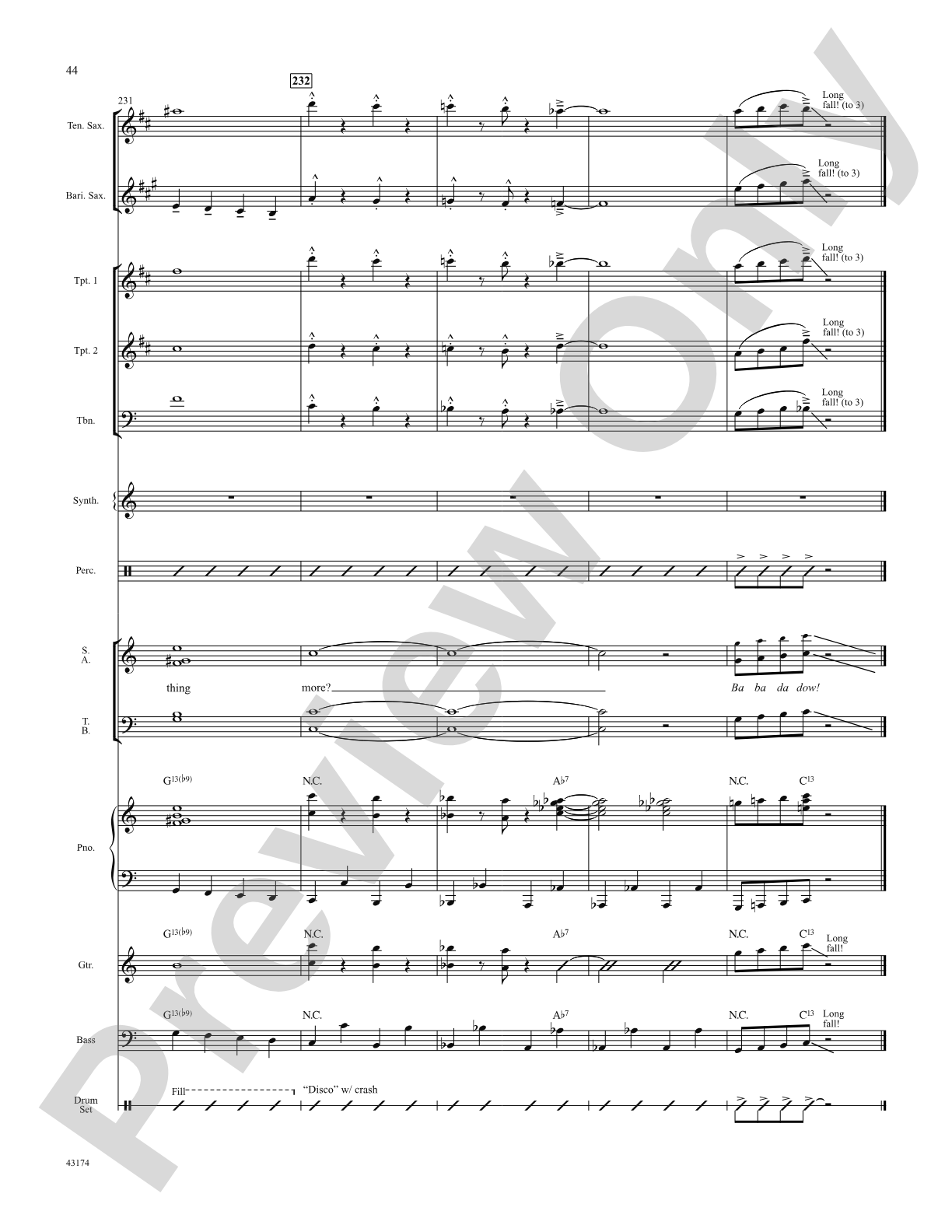 Swing's the Thing: Score: Choral SoundPax