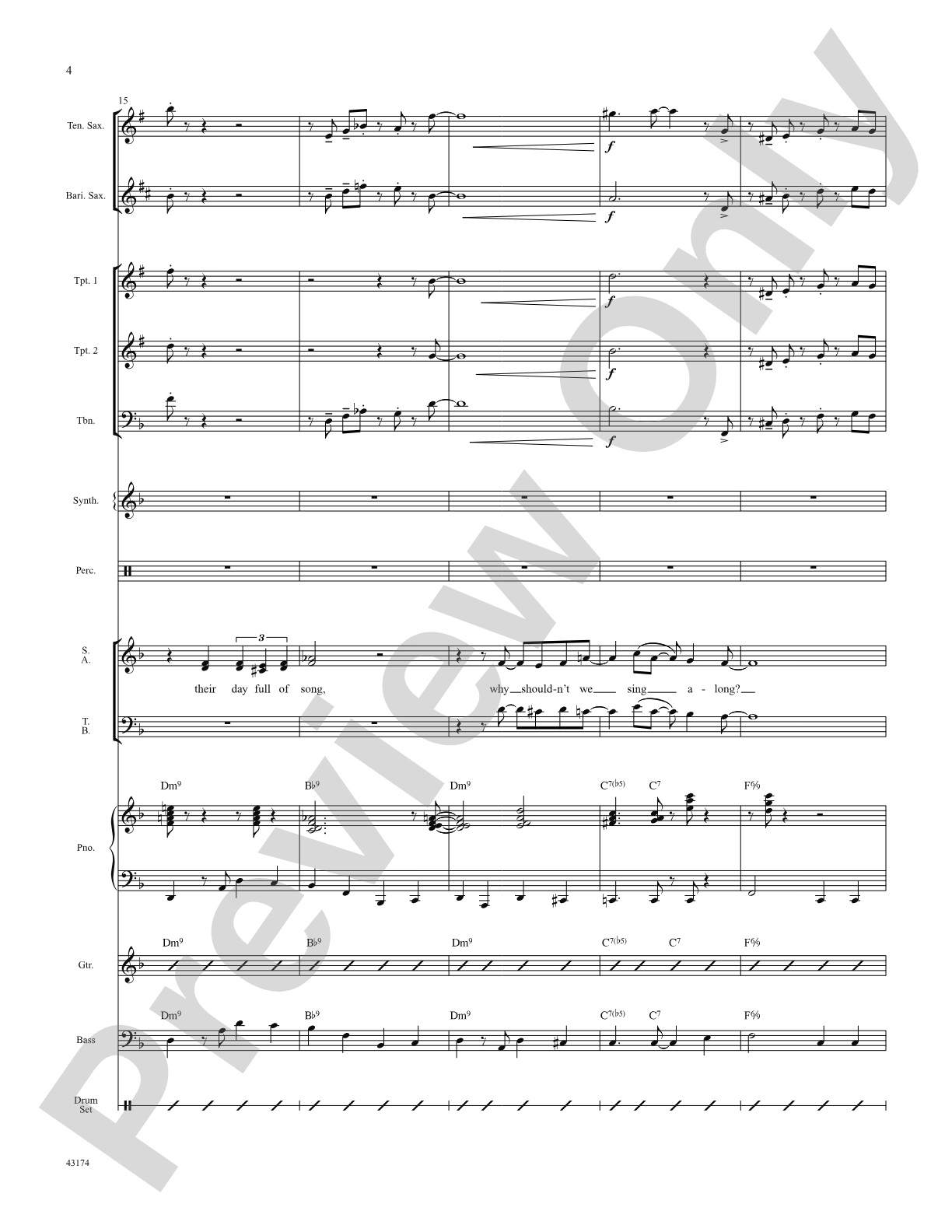 Swing's the Thing: Score: Choral SoundPax