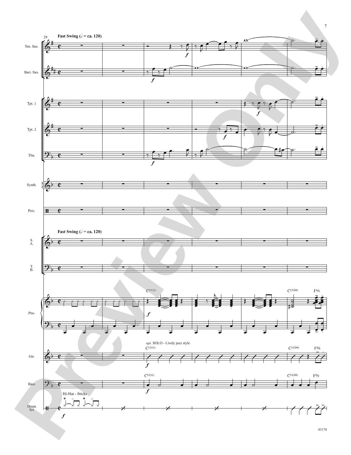 Swing's the Thing: Score: Choral SoundPax