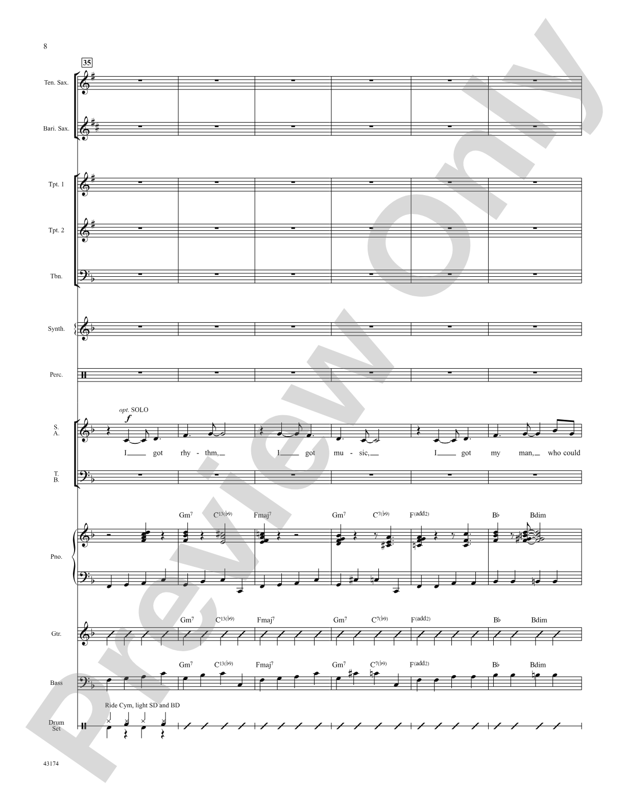 Swing's the Thing: Score: Choral SoundPax