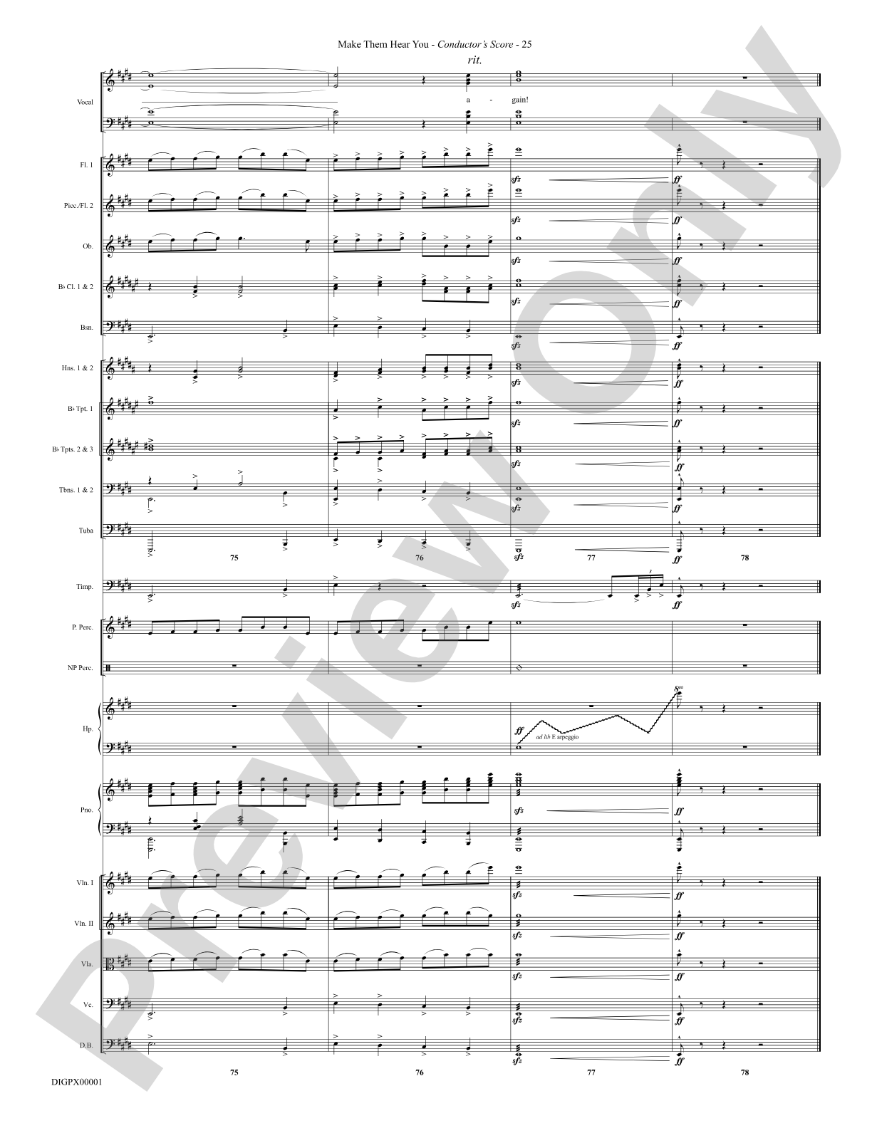 Make Them Hear You: Choral Octavo Digital SoundPax