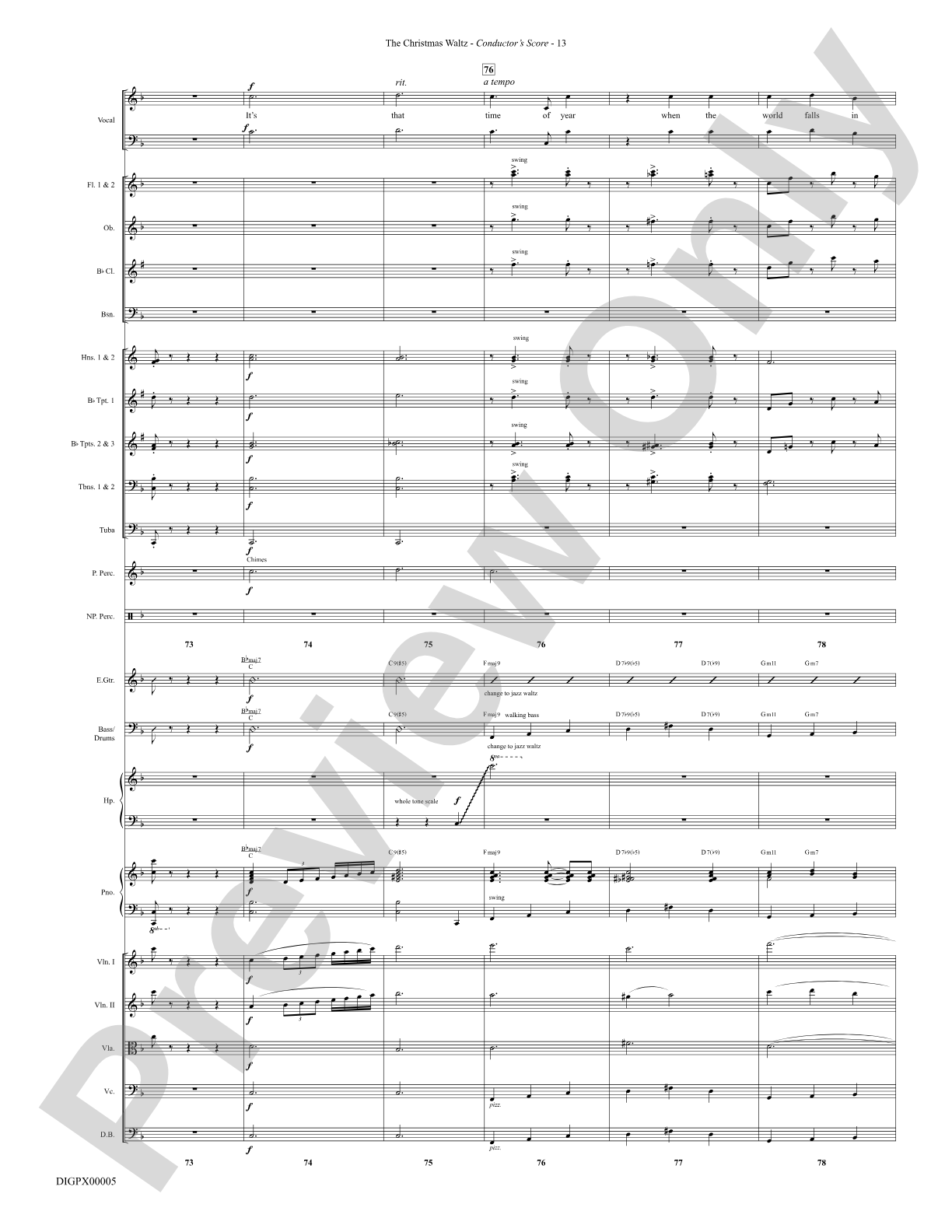 The Christmas Waltz: Choral Octavo Digital SoundPax