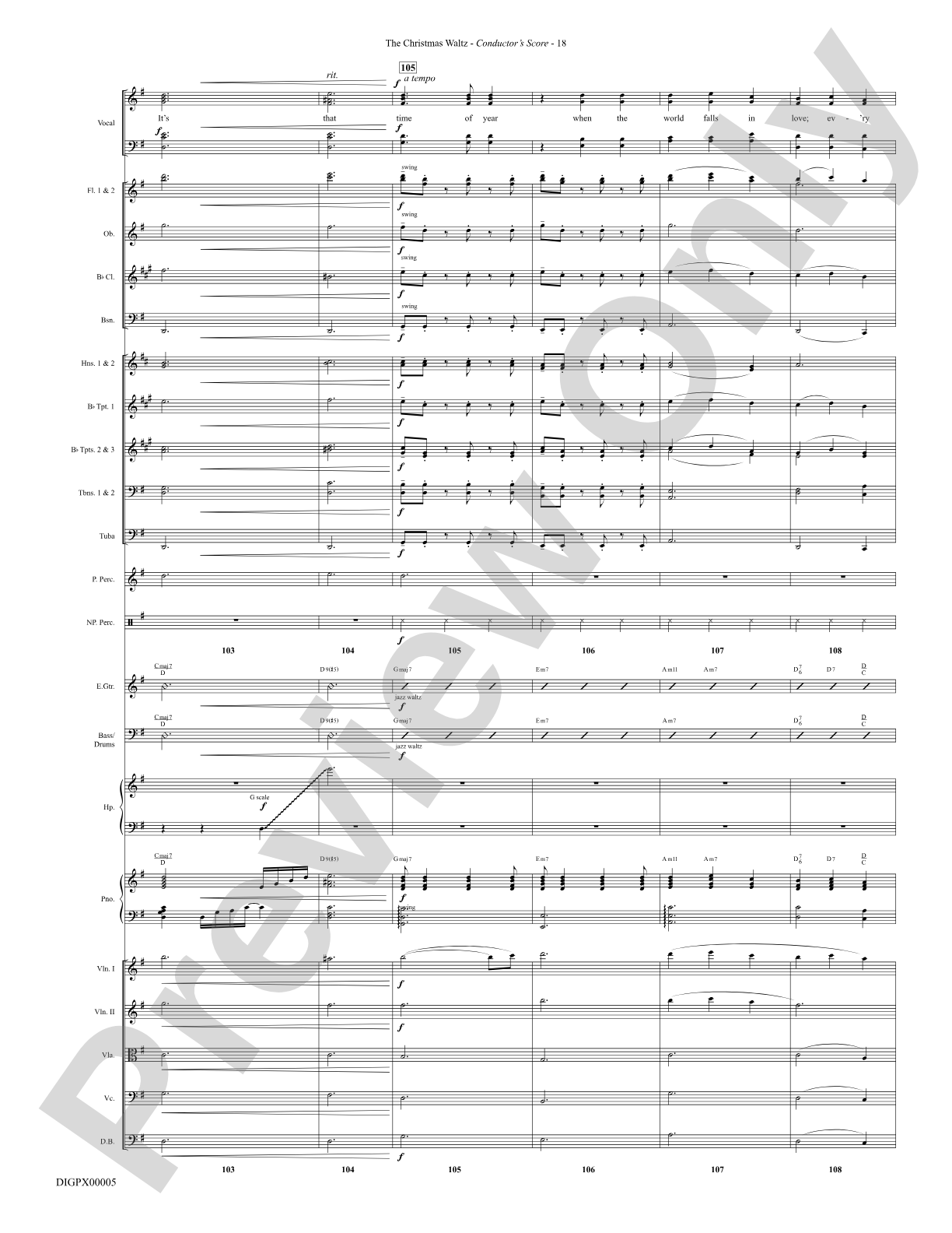 The Christmas Waltz: Choral Octavo Digital SoundPax