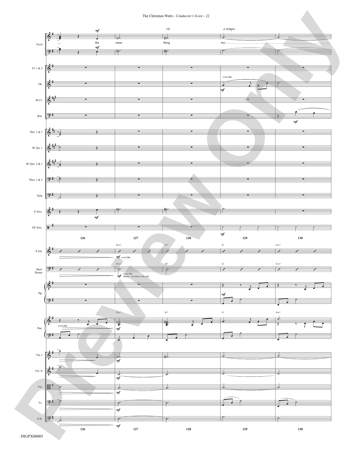 The Christmas Waltz: Choral Octavo Digital SoundPax