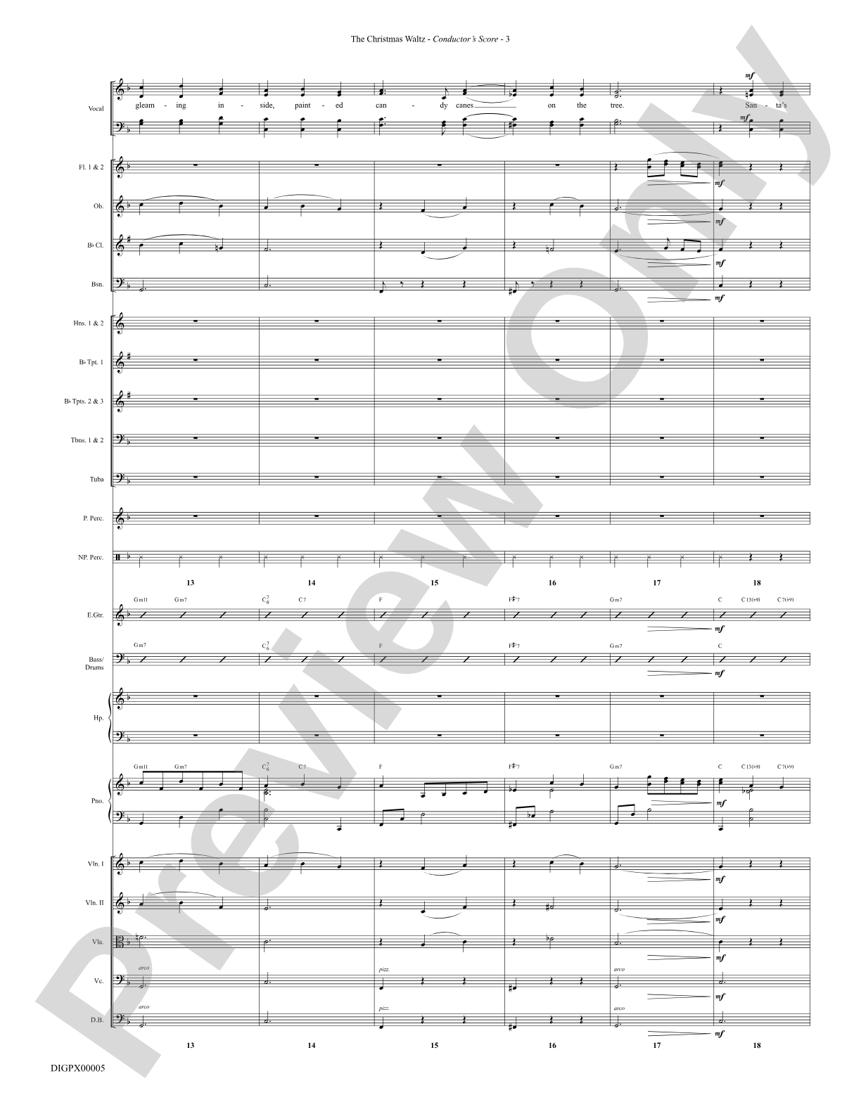 The Christmas Waltz: Choral Octavo Digital SoundPax