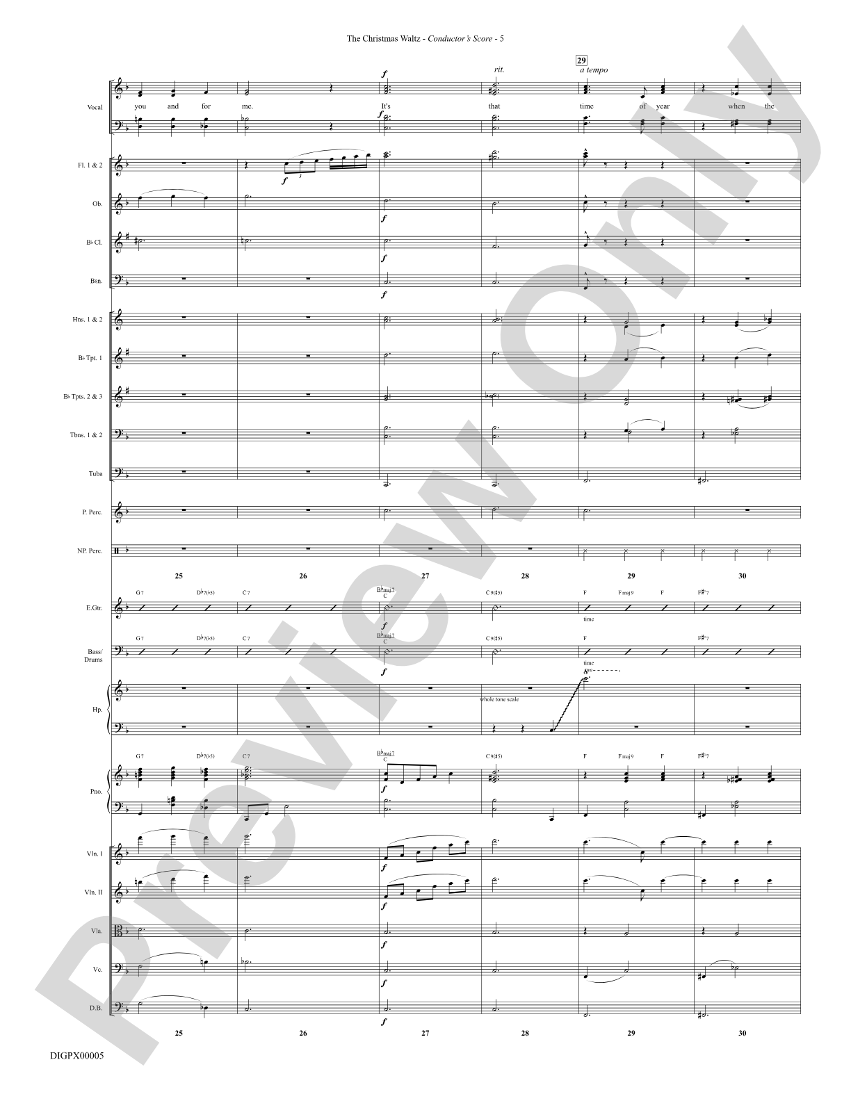 The Christmas Waltz: Choral Octavo Digital SoundPax