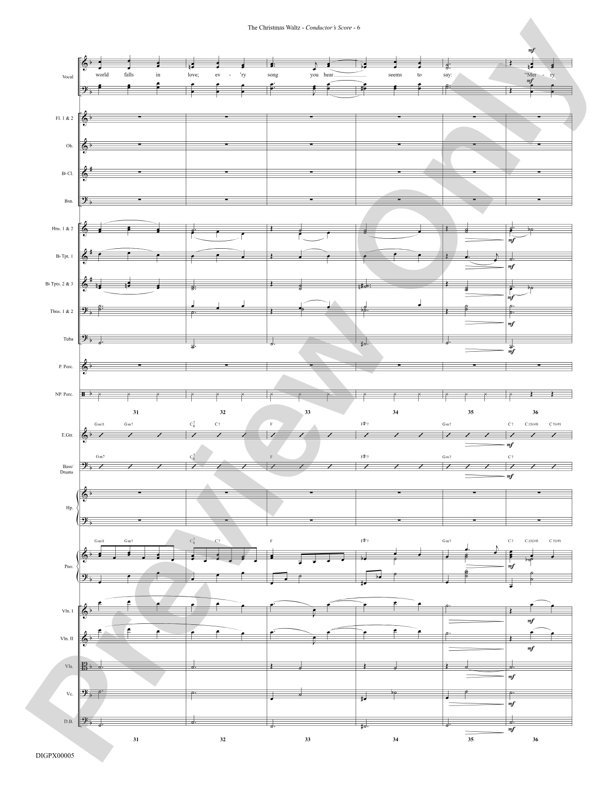 The Christmas Waltz: Choral Octavo Digital SoundPax