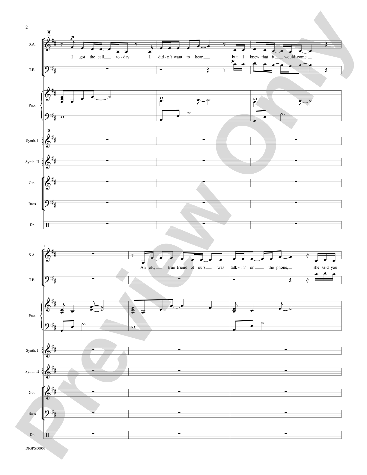 The Heart of the Matter: Choral Octavo Digital SoundPax