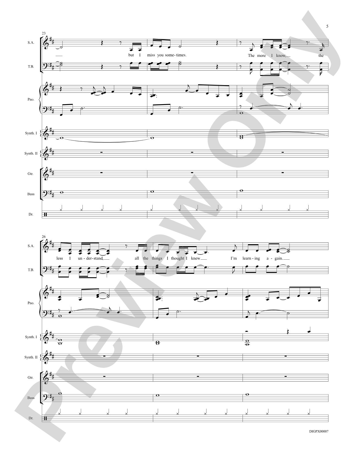 The Heart of the Matter: Choral Octavo Digital SoundPax