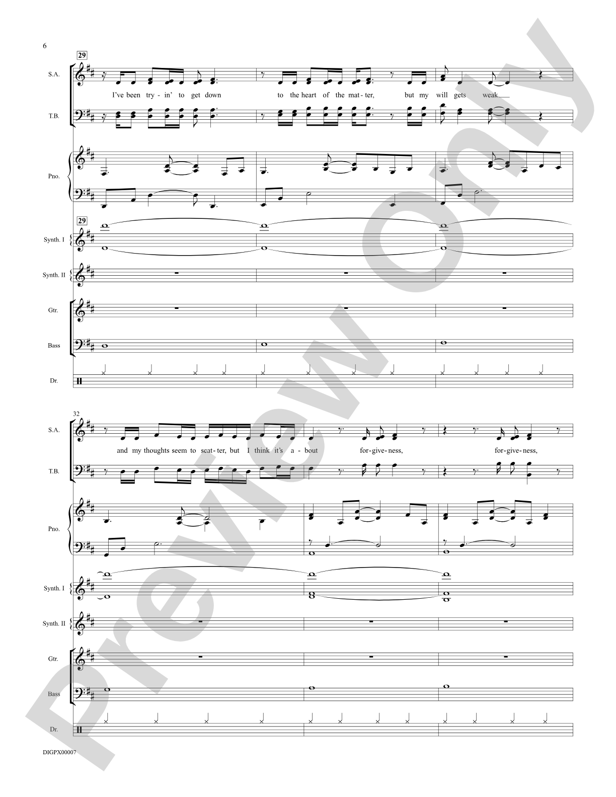 The Heart of the Matter: Choral Octavo Digital SoundPax