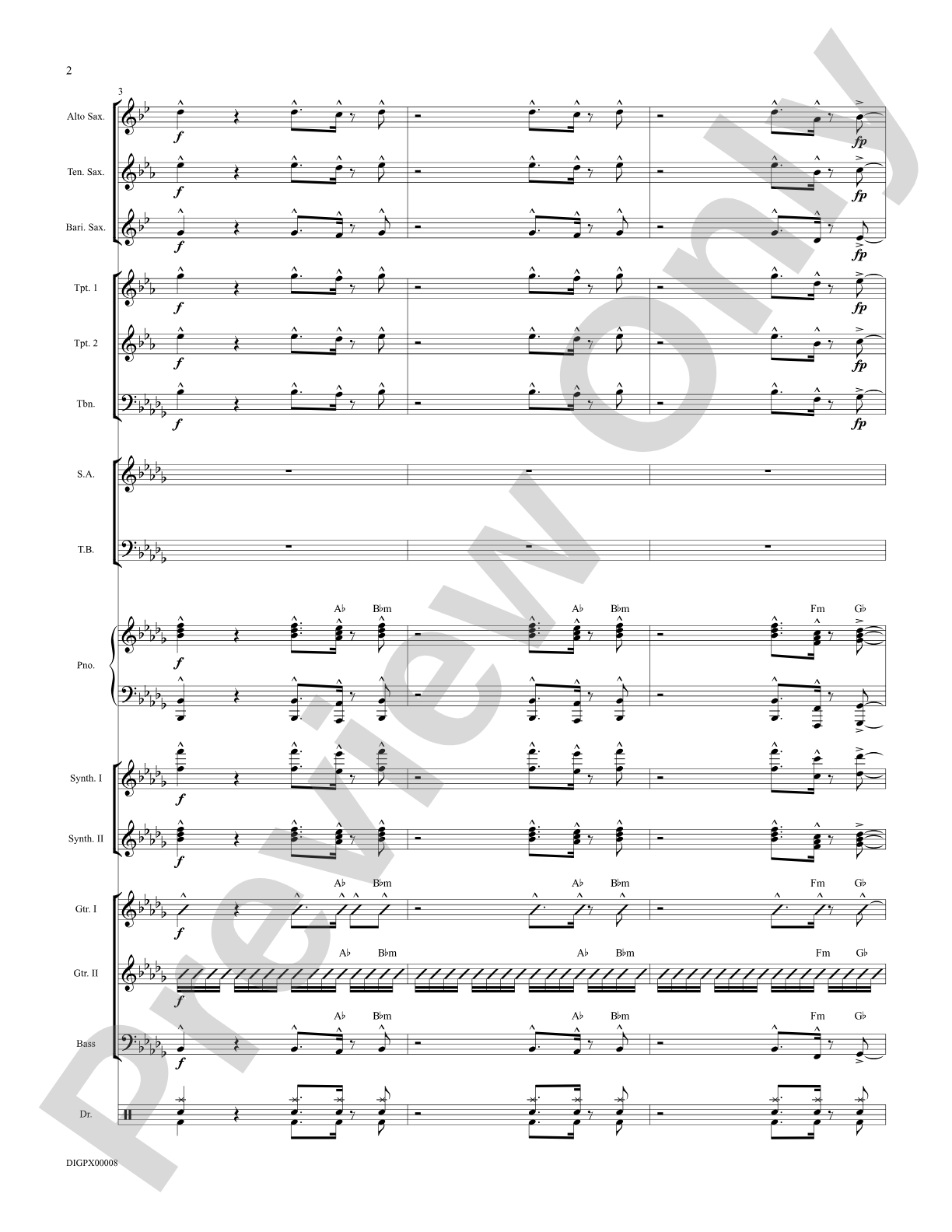 Eye of the Tiger: Choral Octavo Digital SoundPax
