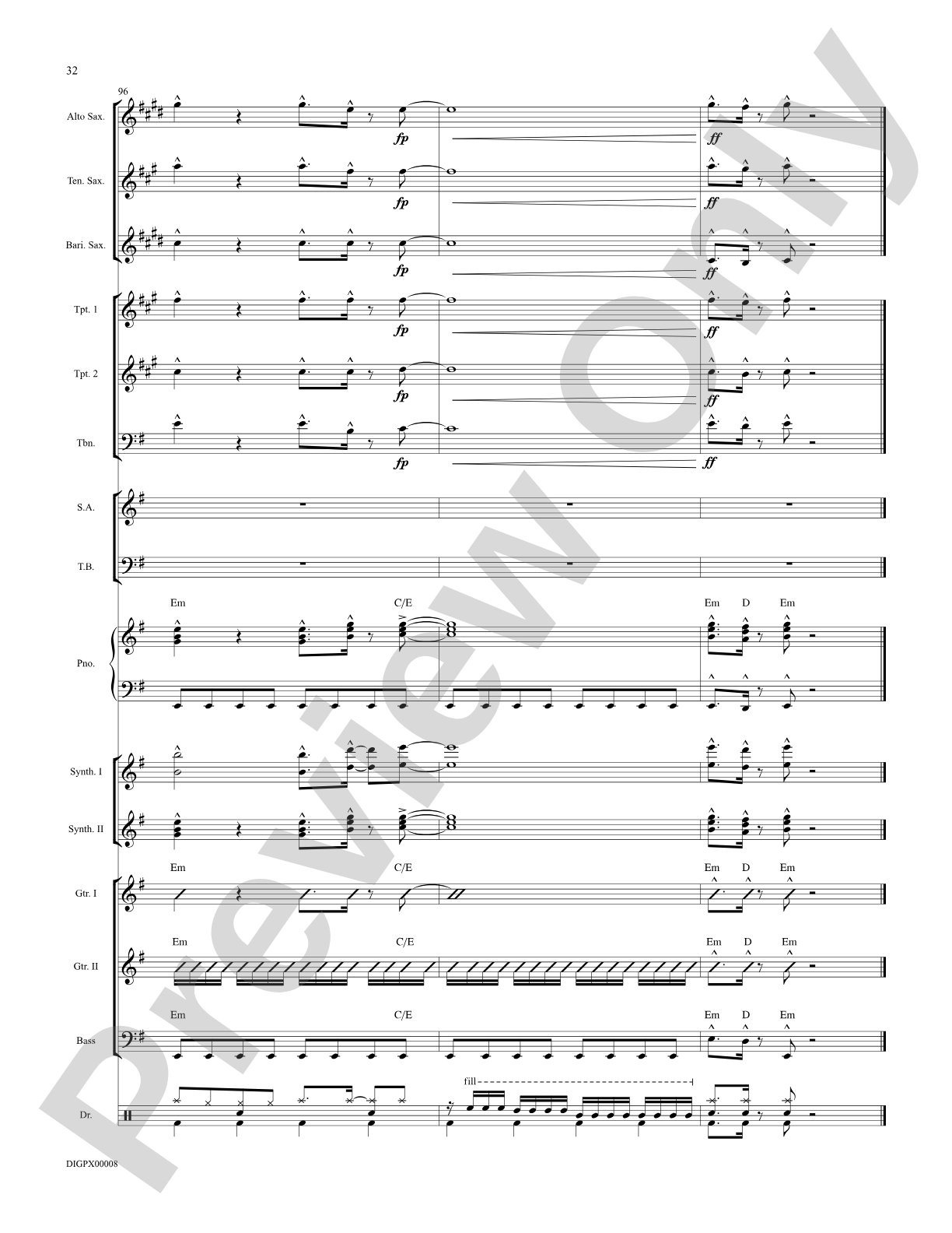 Eye of the Tiger: Choral Octavo Digital SoundPax
