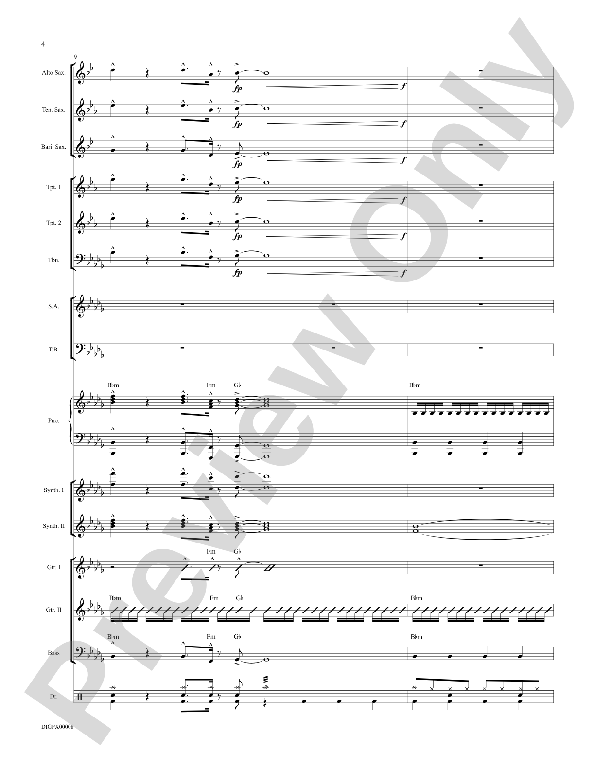 Eye of the Tiger: Choral Octavo Digital SoundPax