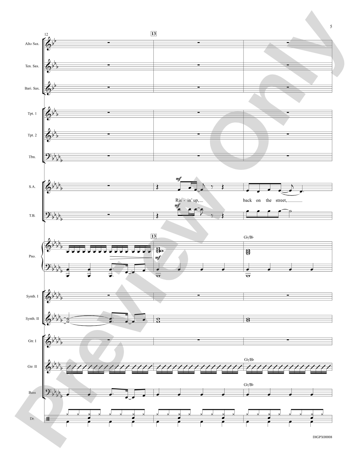 Eye of the Tiger: Choral Octavo Digital SoundPax