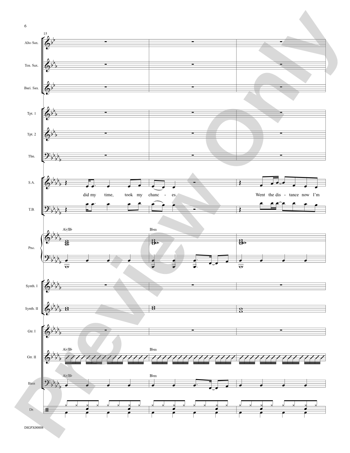 Eye of the Tiger: Choral Octavo Digital SoundPax