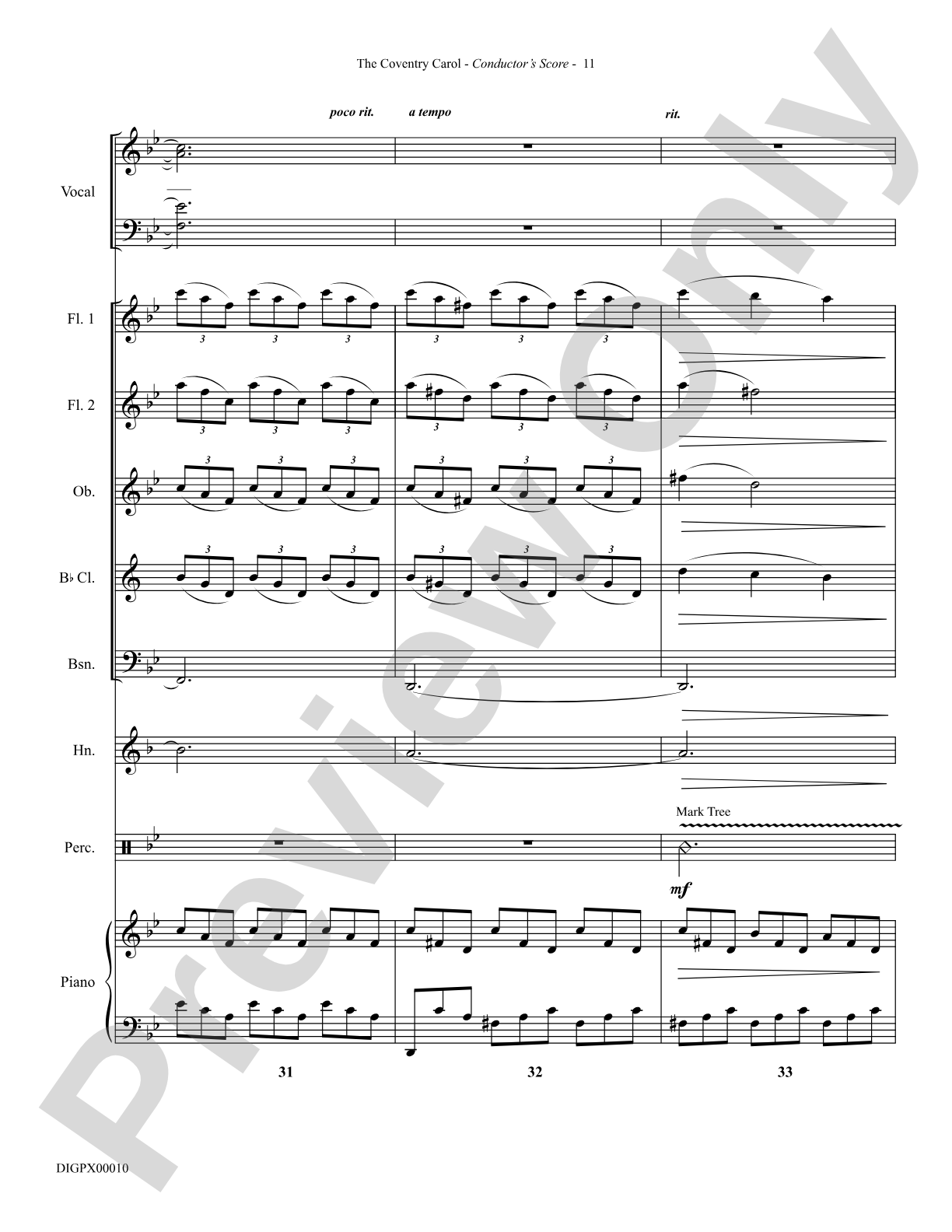 The Coventry Carol: Choral Octavo Digital SoundPax