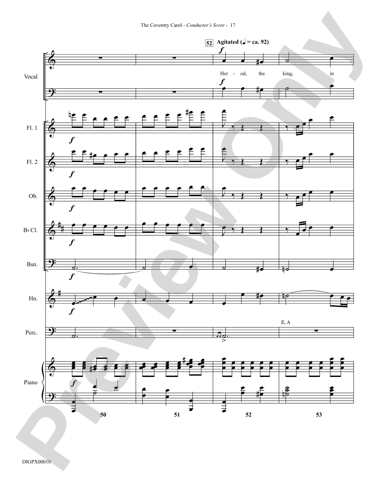 The Coventry Carol: Choral Octavo Digital SoundPax
