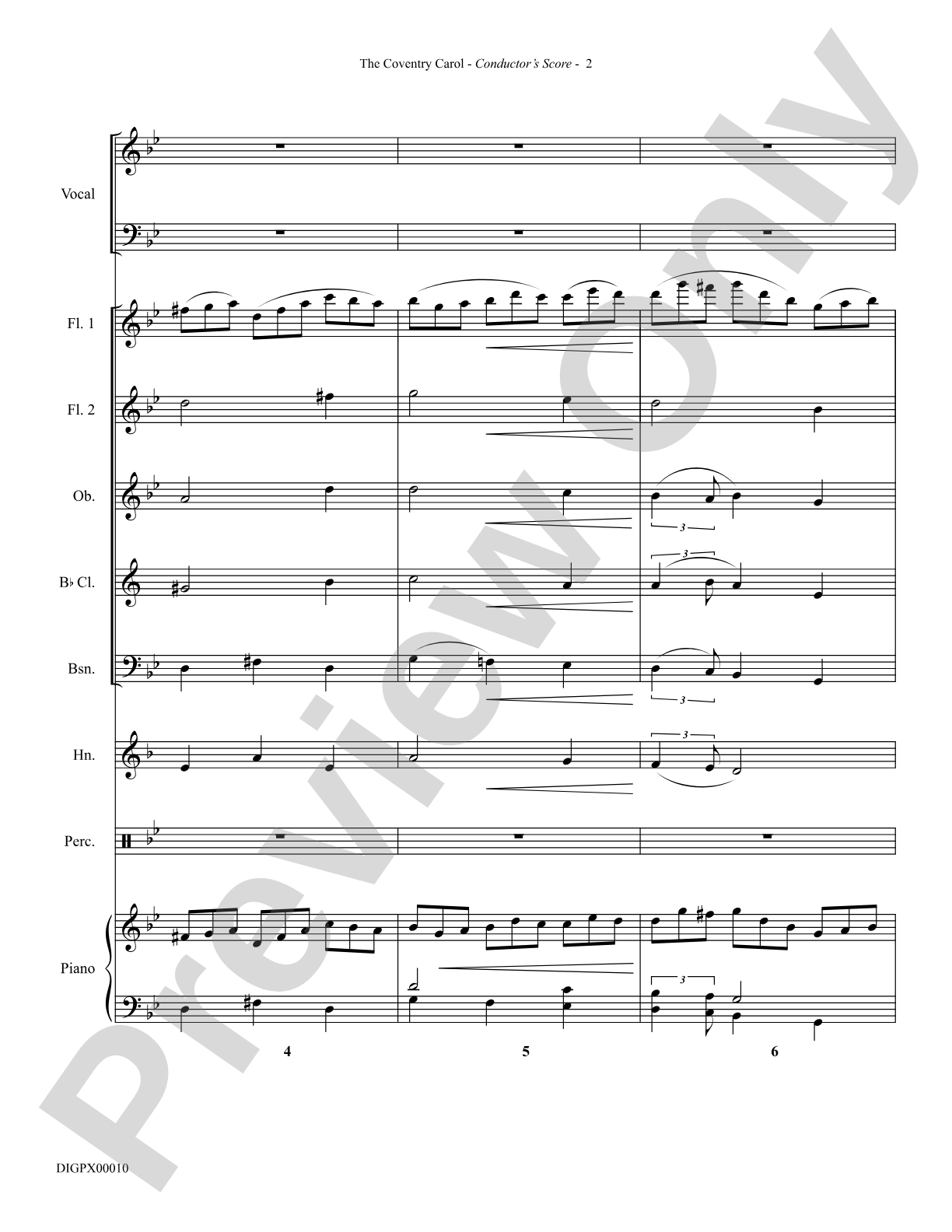 The Coventry Carol: Choral Octavo Digital SoundPax