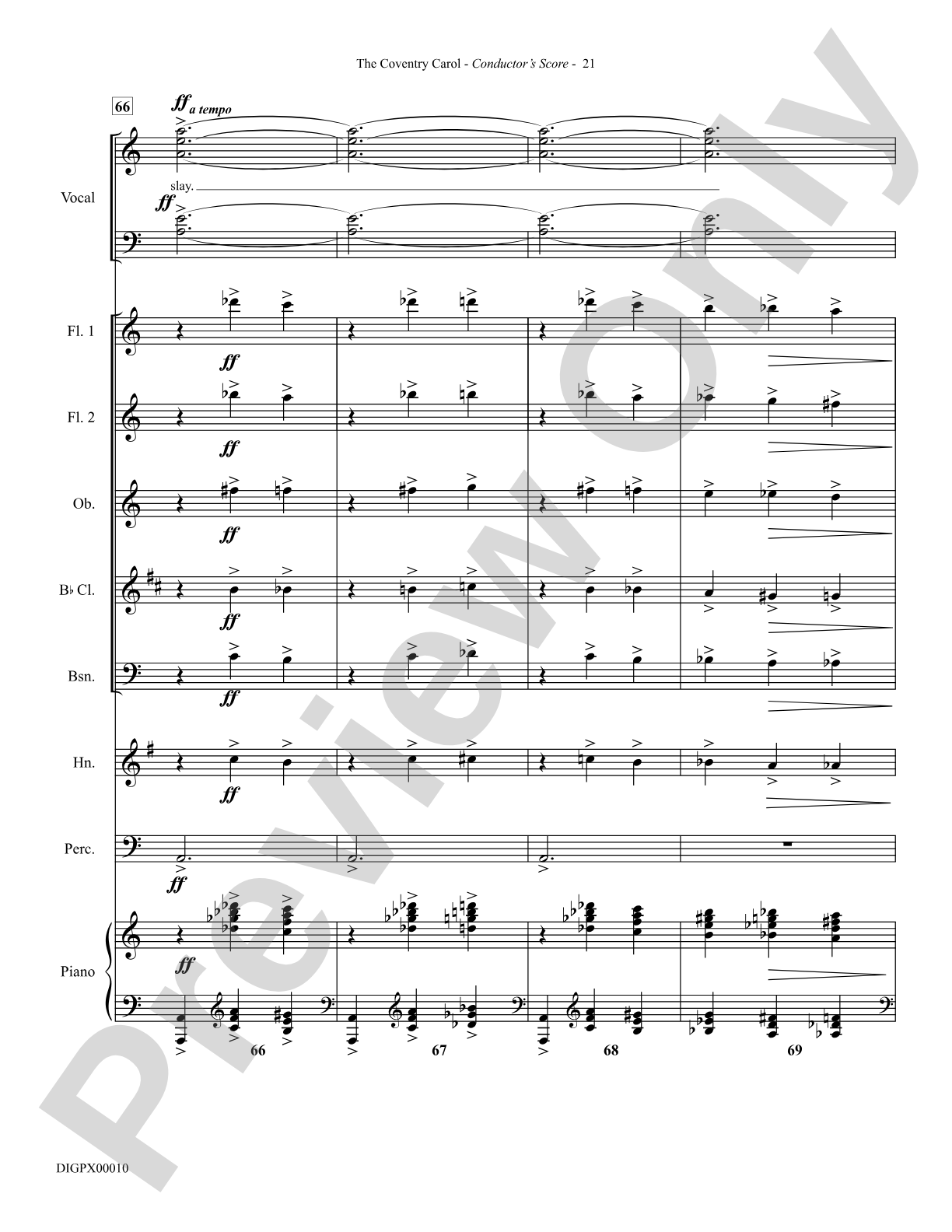 The Coventry Carol: Choral Octavo Digital SoundPax