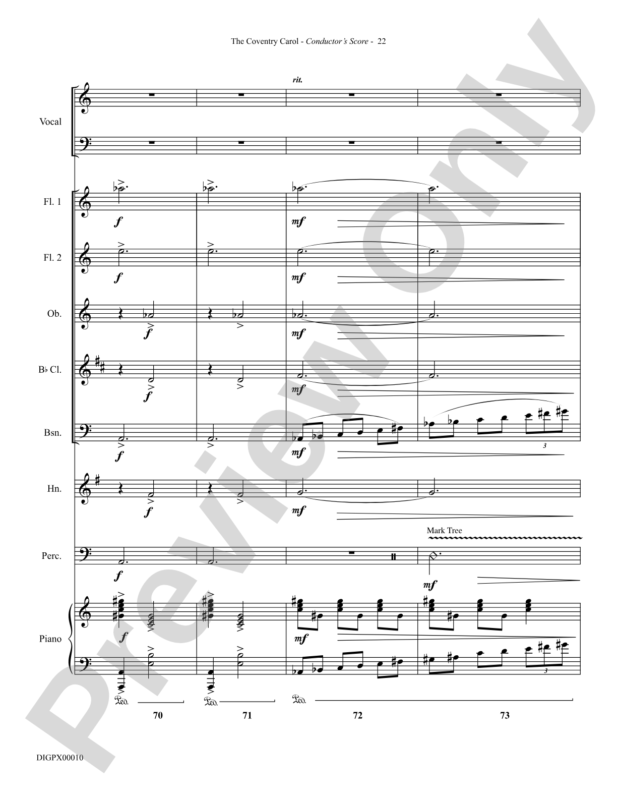 The Coventry Carol: Choral Octavo Digital SoundPax