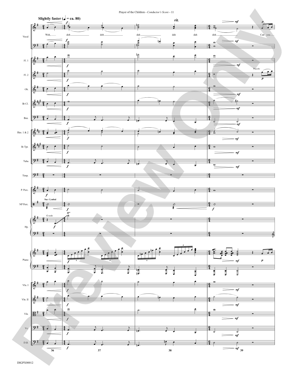 Prayer of the Children: Choral Octavo Digital SoundPax