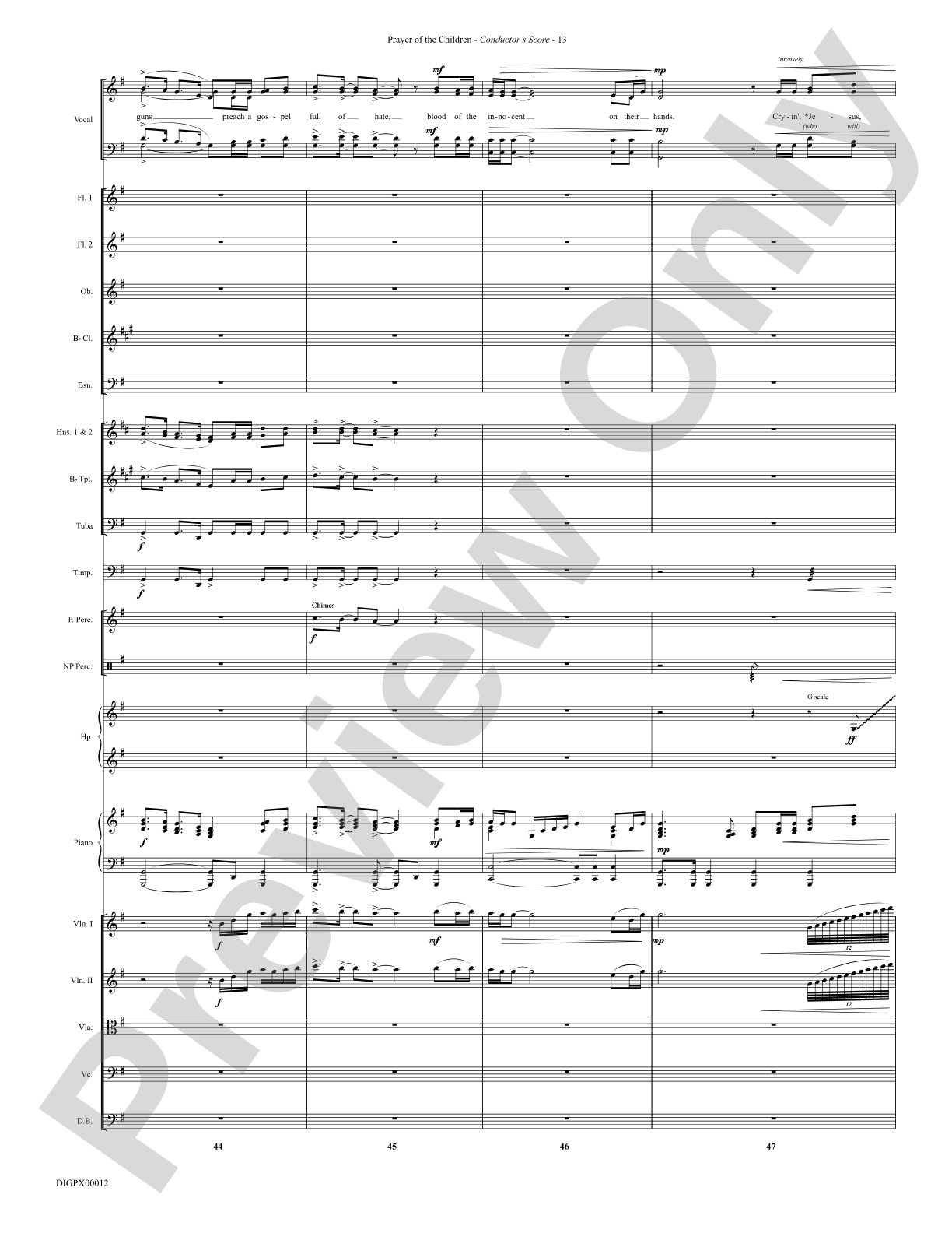 Prayer of the Children: Choral Octavo Digital SoundPax