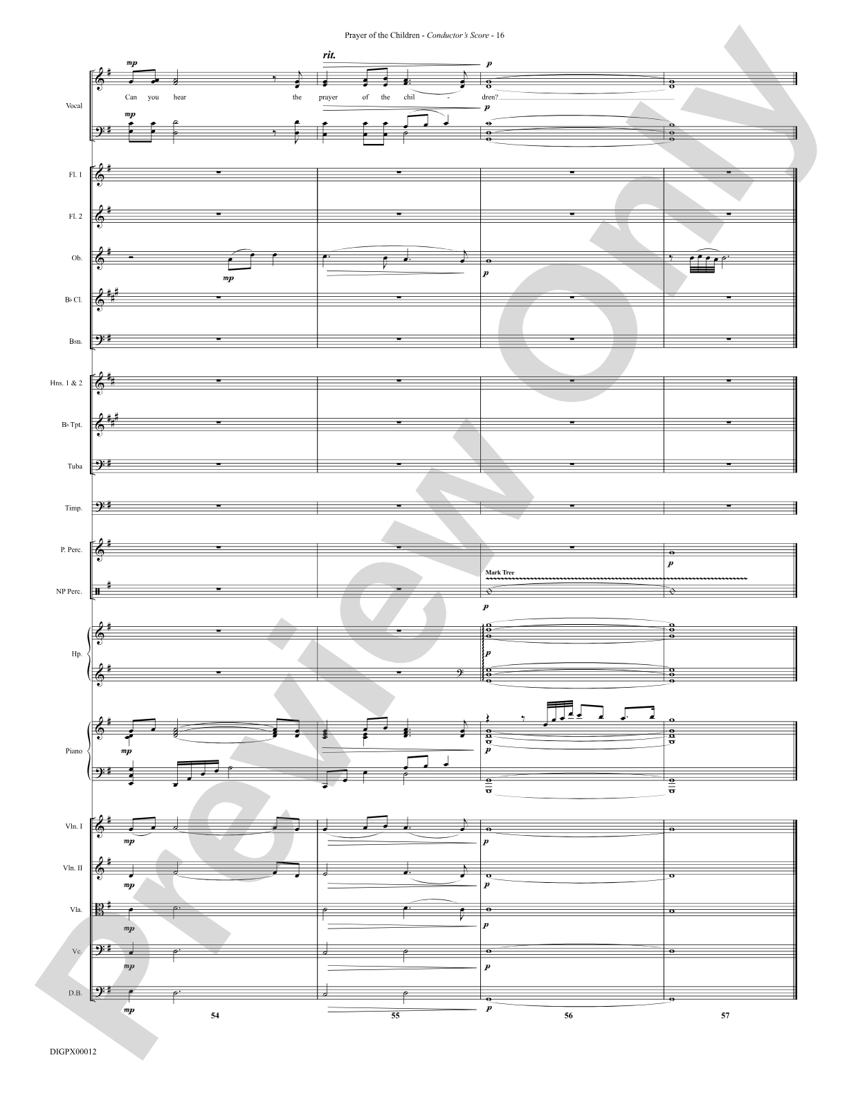 Prayer of the Children: Choral Octavo Digital SoundPax