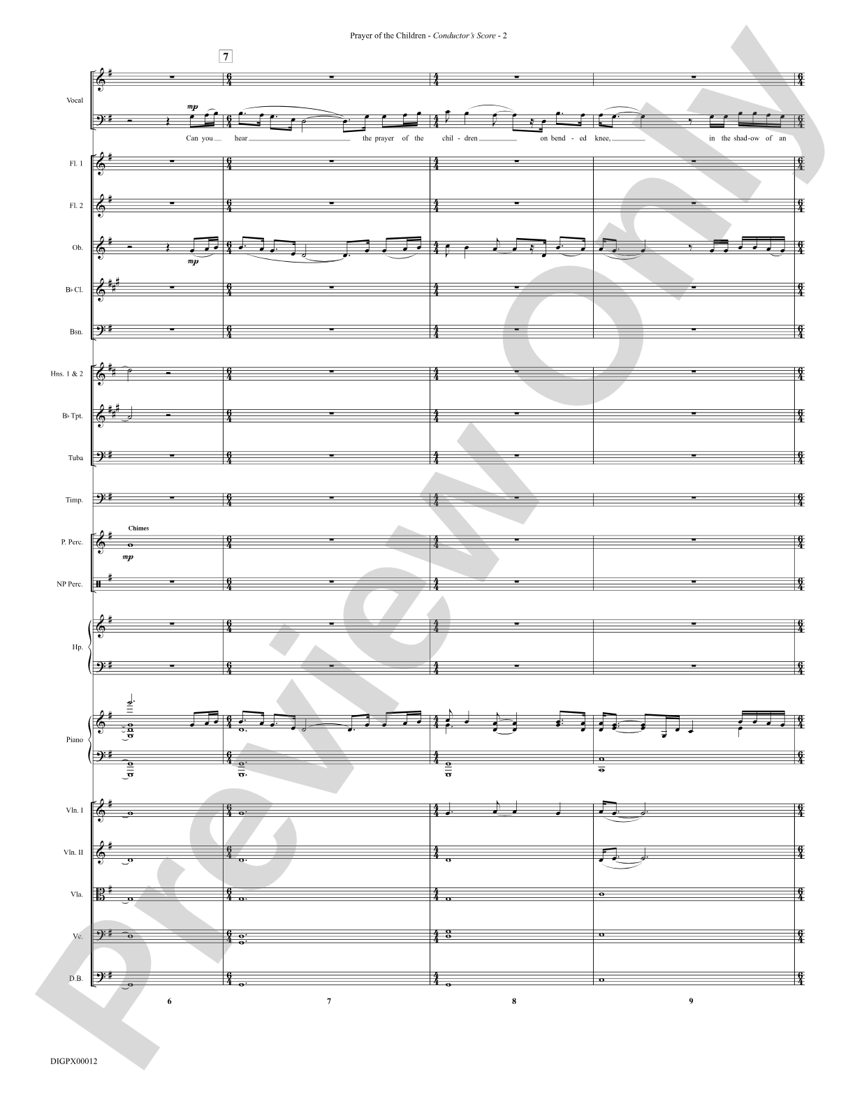 Prayer of the Children: Choral Octavo Digital SoundPax