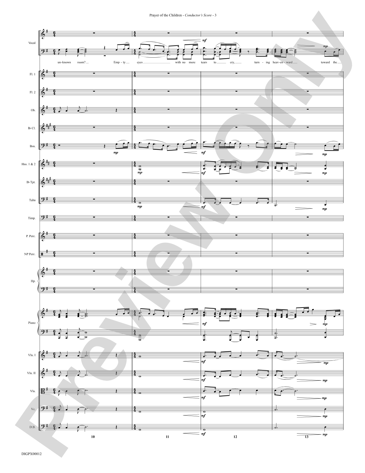 Prayer of the Children: Choral Octavo Digital SoundPax